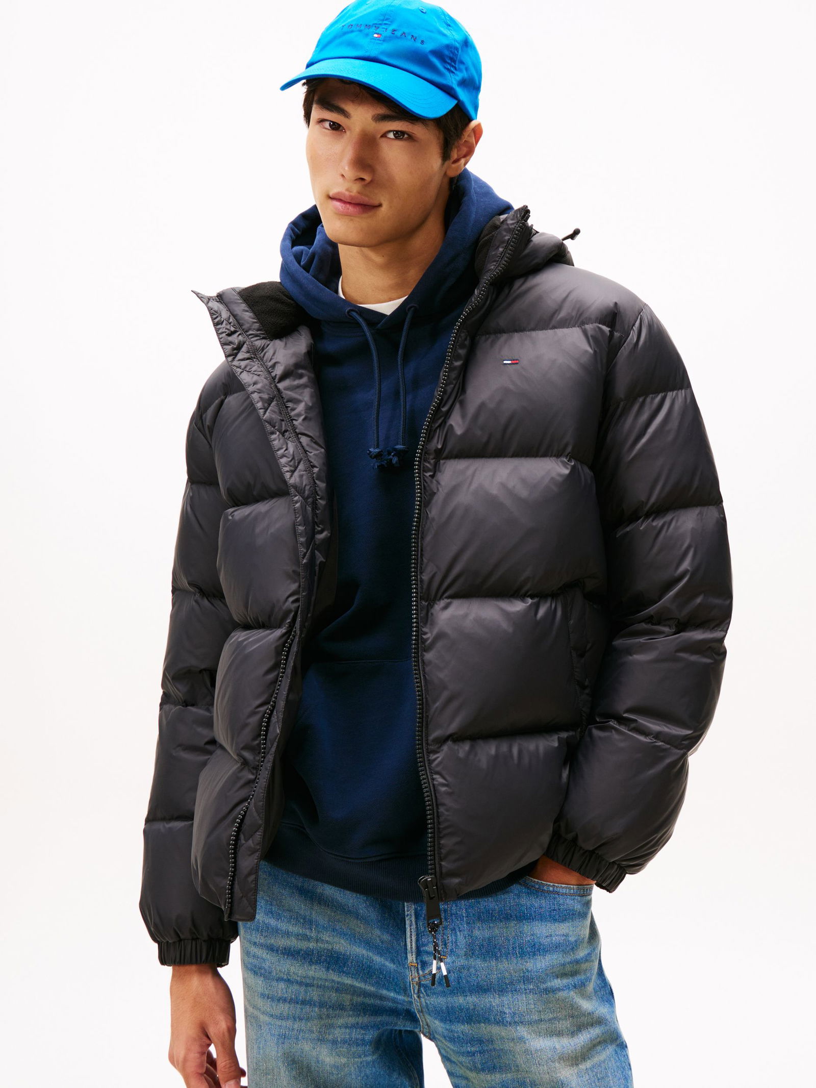Tommy Jeans |  Tommy Jeans Wasserabweisende Daunenjacke | L | black