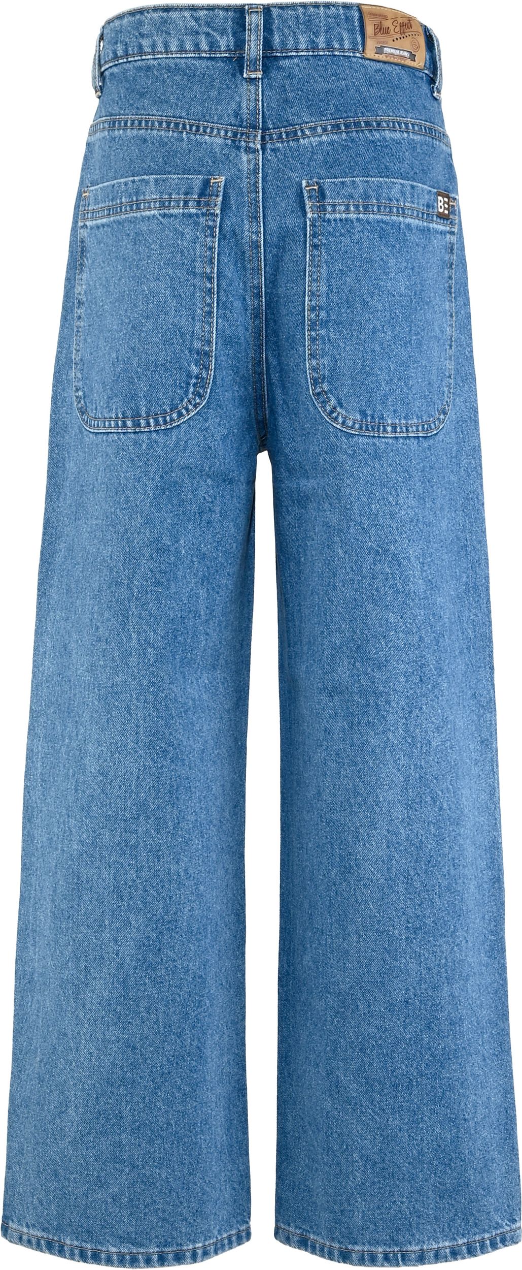 2913-Boys Straight Super Baggy, Medium Blue #2