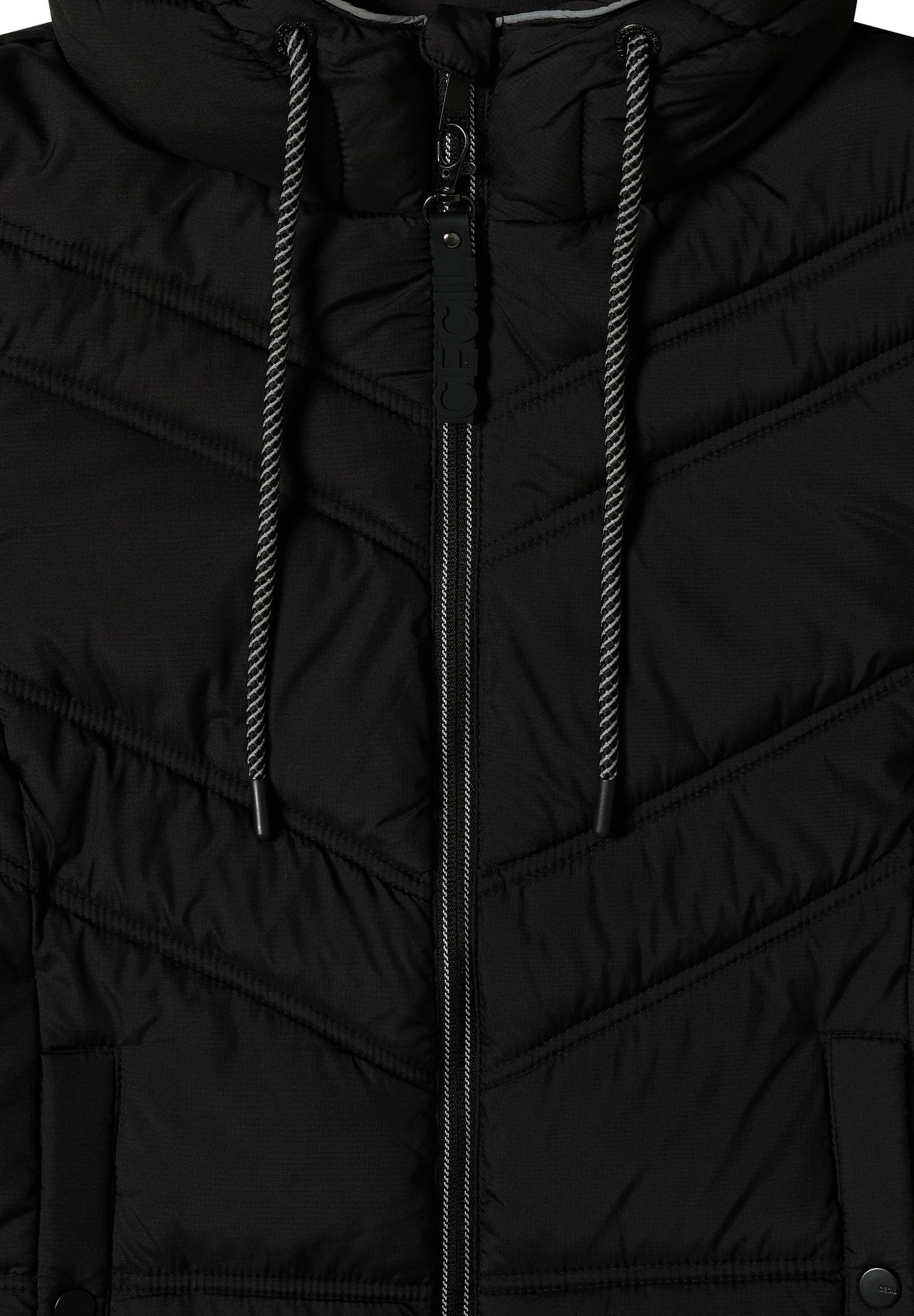CECIL | CECIL Steppjacke | M | black