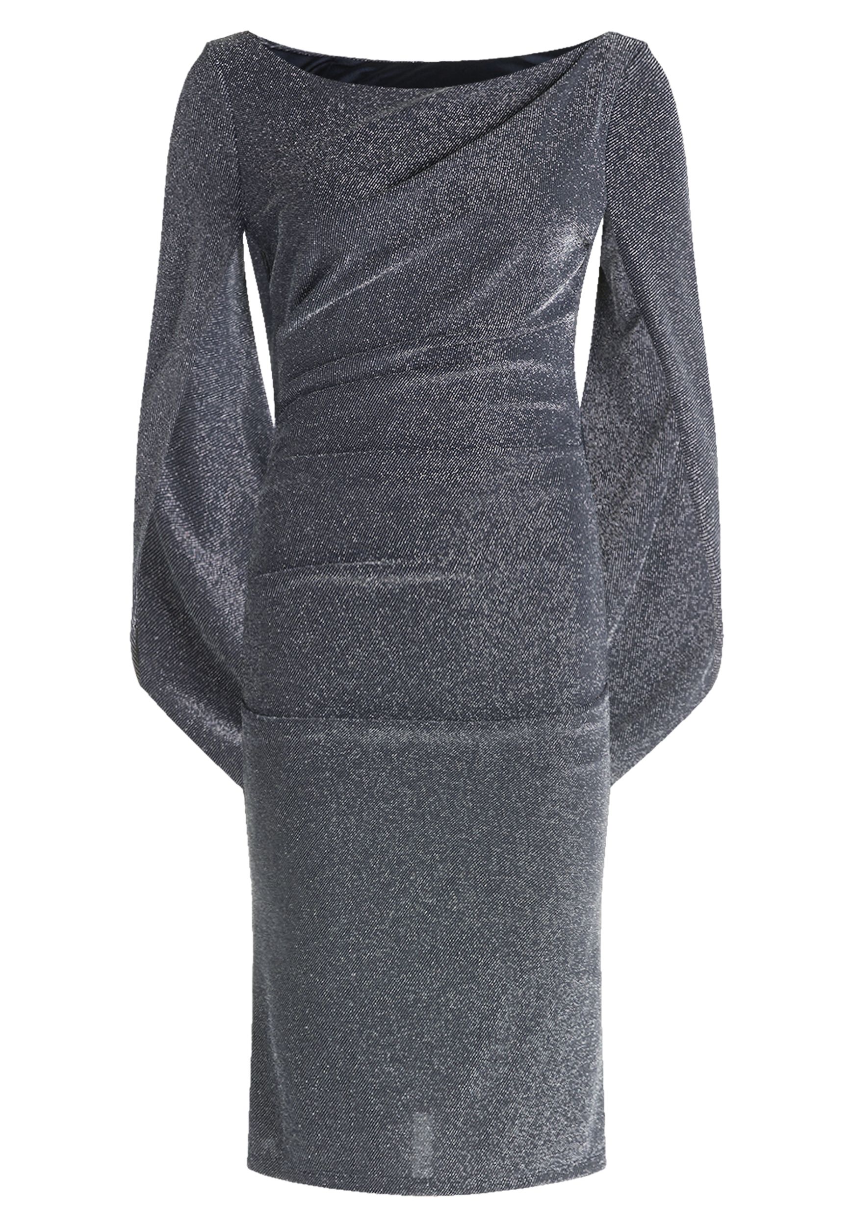 Vera Mont |  Vera Mont Kurzes Kleid  | 42 | dkl.blau silber