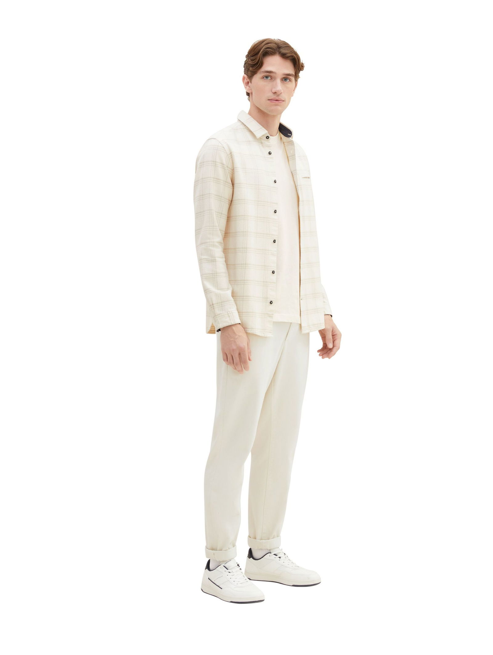 Tom Tailor |  Hemd mit Karomuster | XXXL | beige tonal check