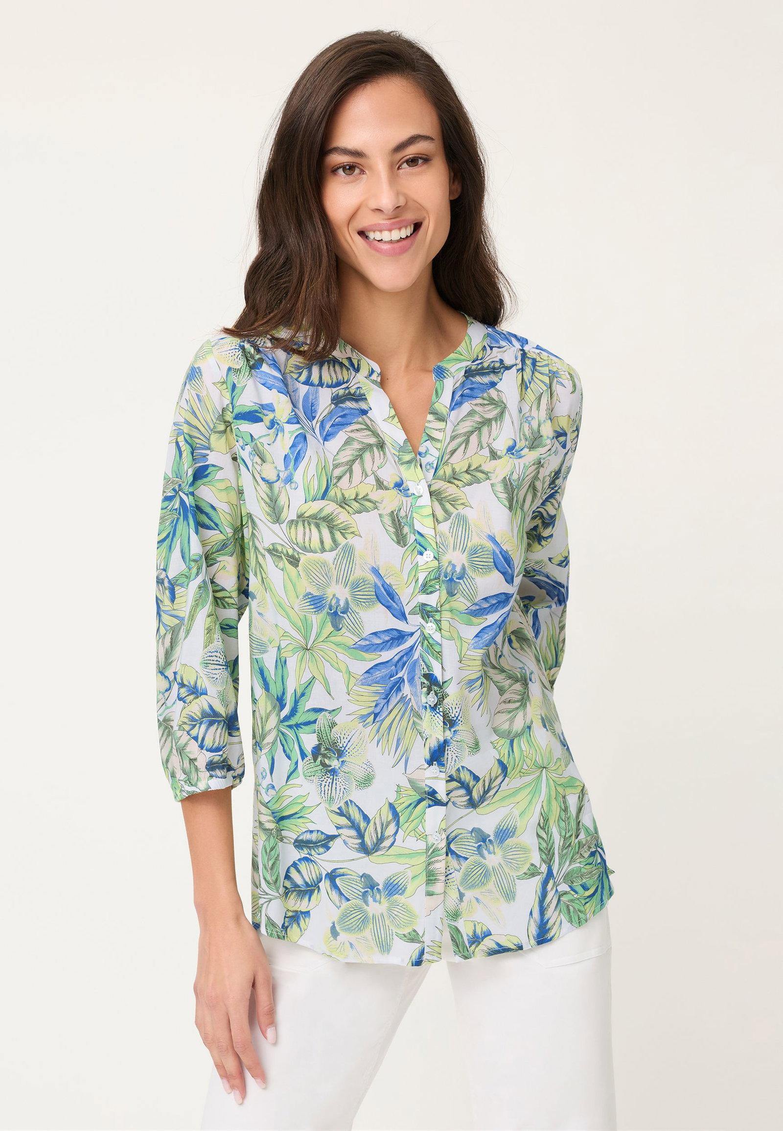 Olsen |  Olsen Druckbluse  | 38