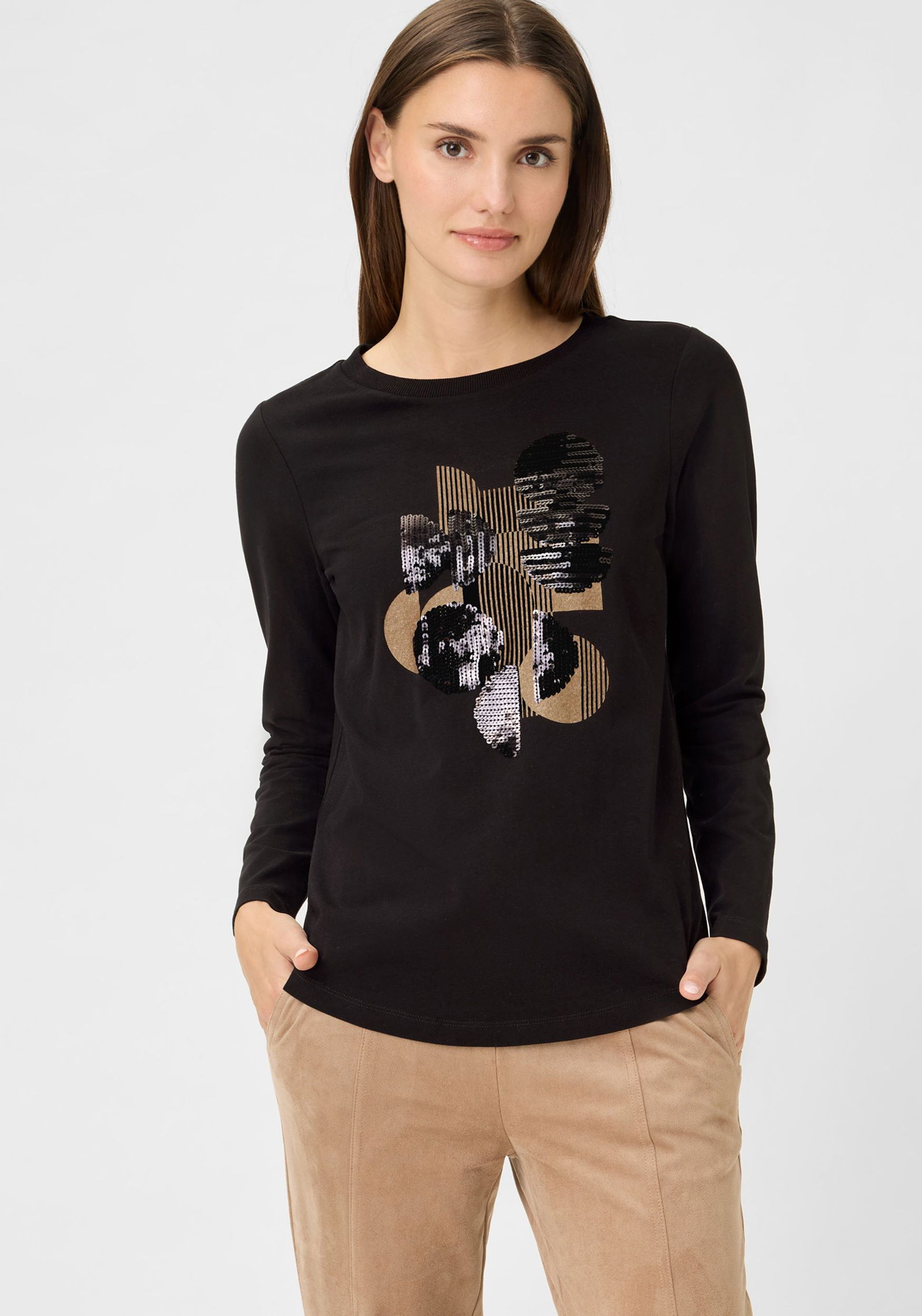 Olsen | Olsen Longsleeve | 42 | black