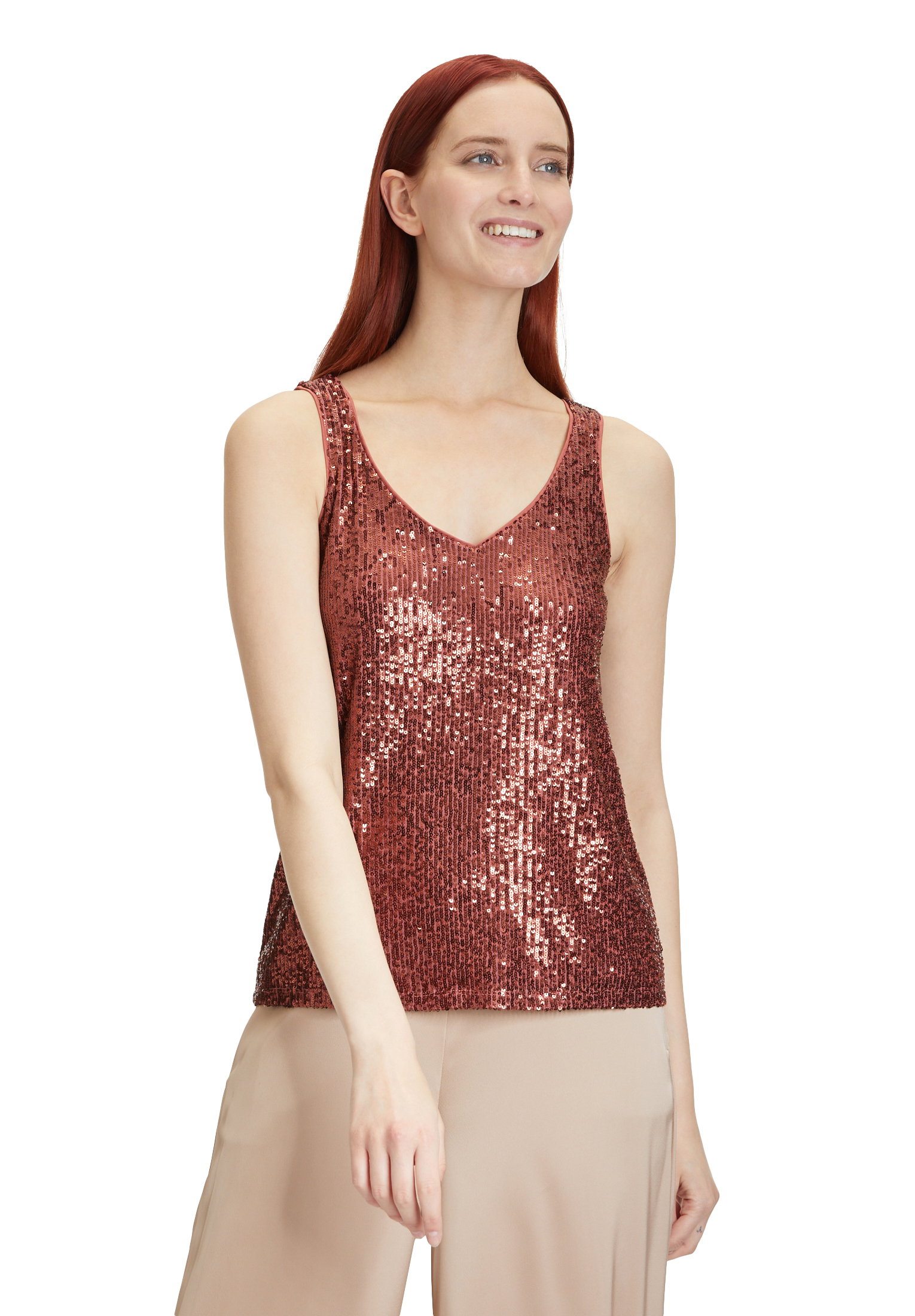 V by Vera Mont  Pailletten-Top #3