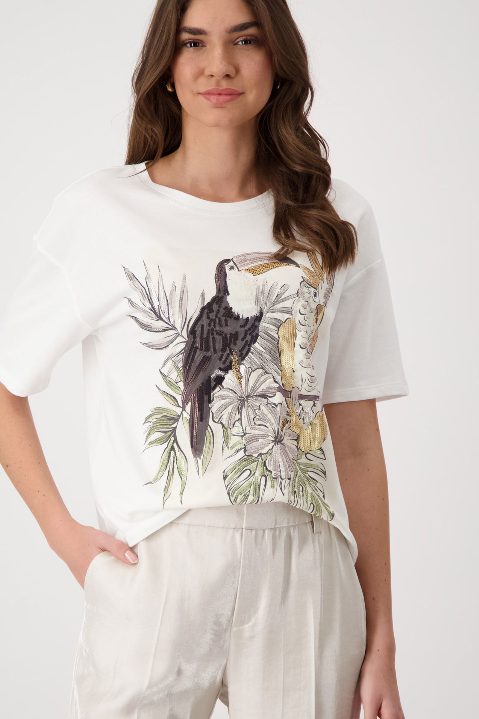 2525aa8446393f58817b66f2311f7120 Monari |  Pullover, off-white | 38 | off-white
