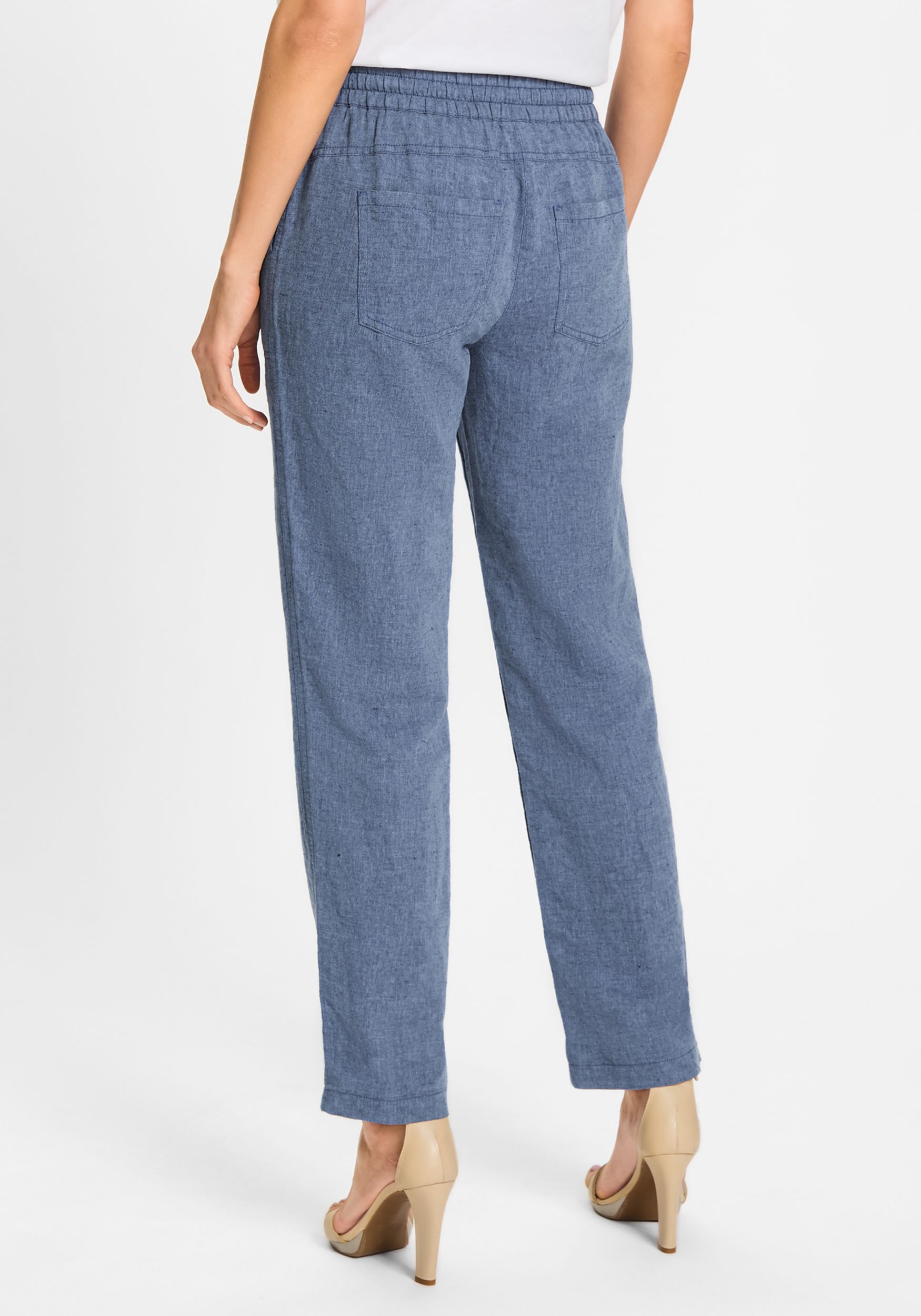 Olsen |  Olsen Schmale Hose  | 46 | blau