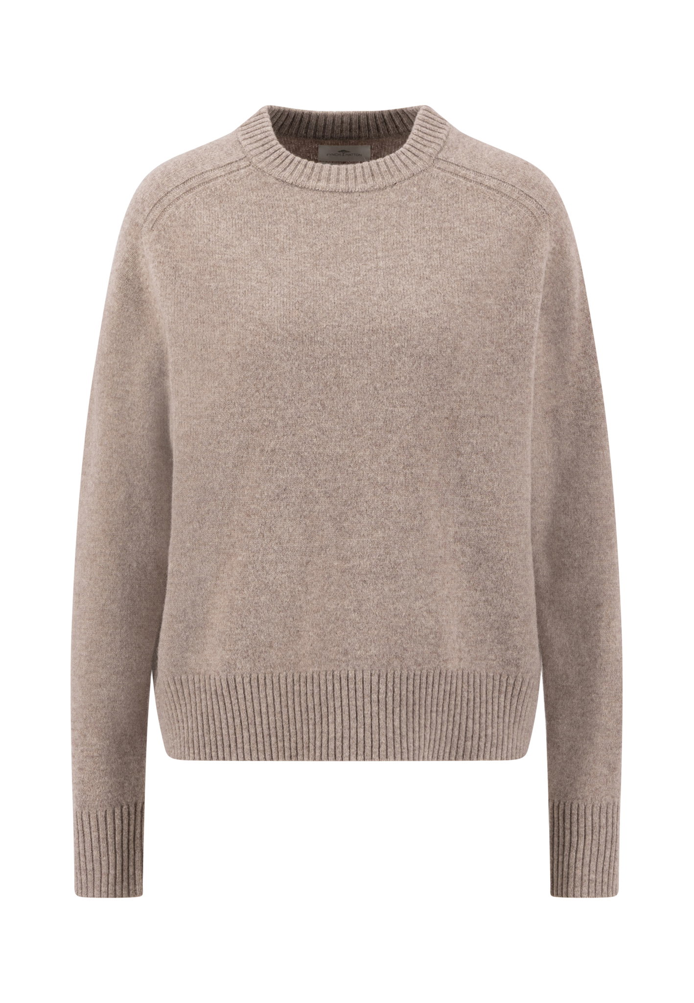 PULLOVER O-NECK MERINOWOOL *RWS, URBAN TAUPE #1