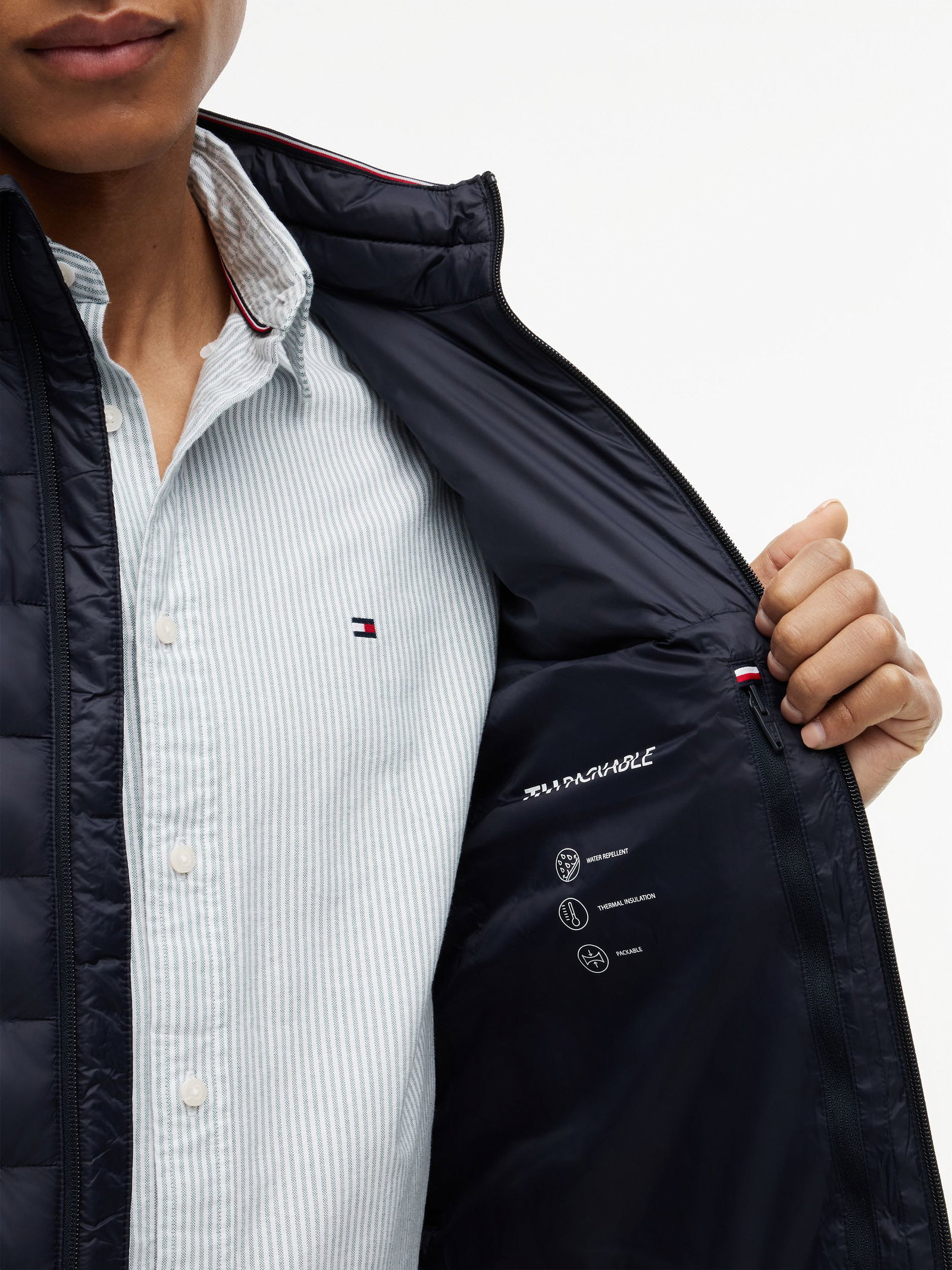 ba903921dbeb23ef8f9d7156ab8fd11c Tommy Hilfiger | Tommy Hilfiger Weste | M | desert sky
