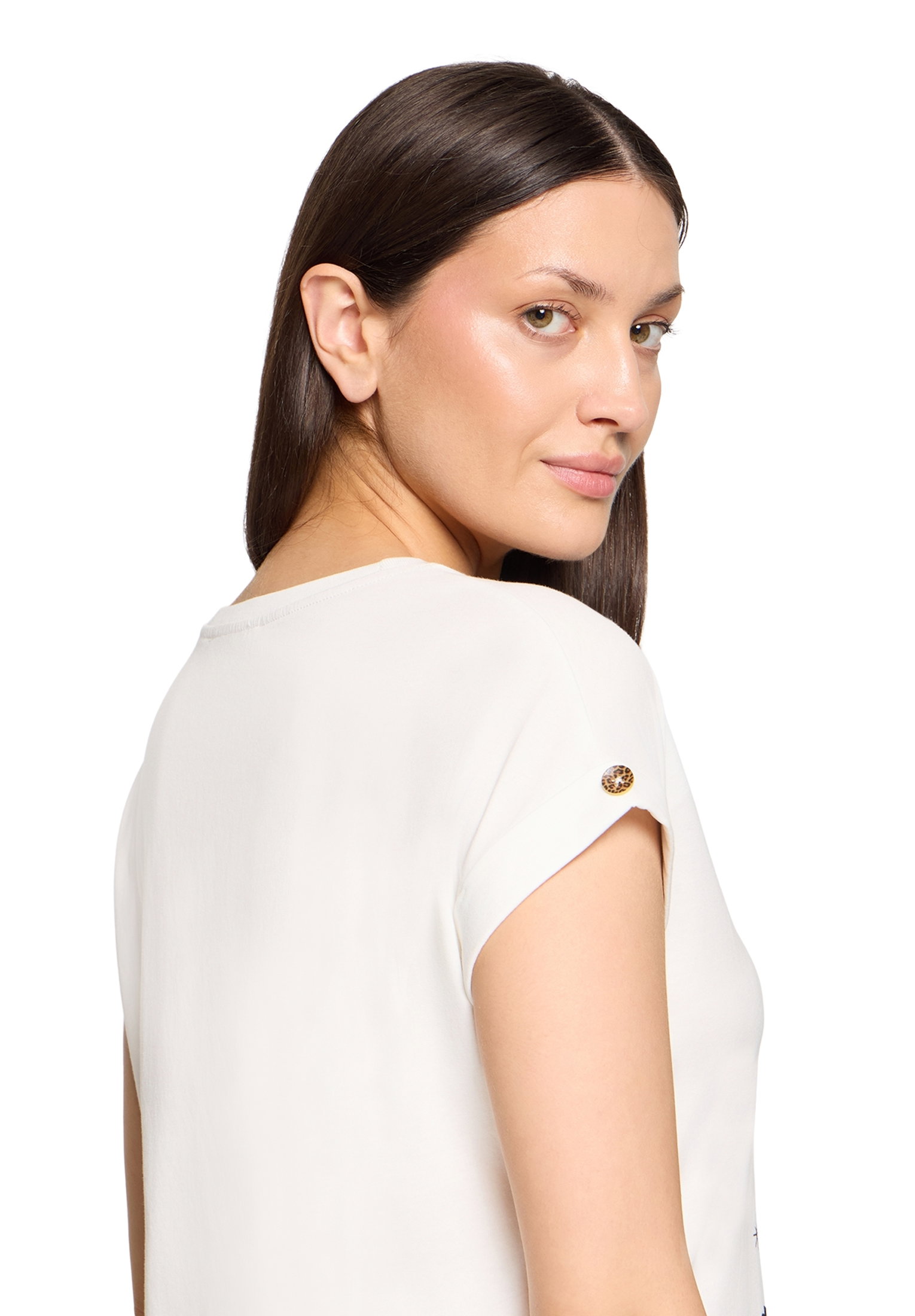 Shirt Kurz 1/2 Arm, Patch Cream/Beige #7