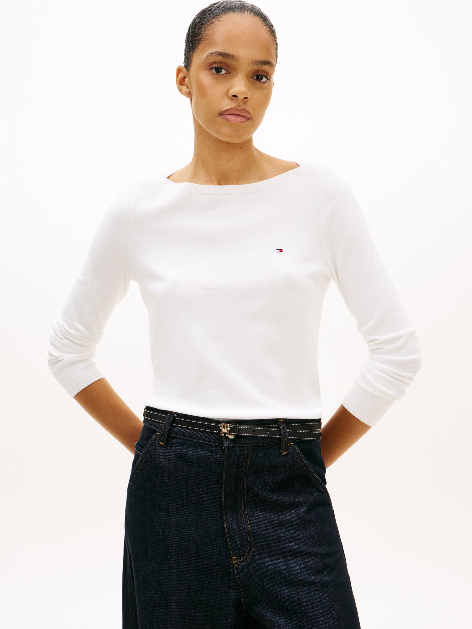 Tommy Hilfiger |  Tommy Hilfiger Pullover  | M | ecru