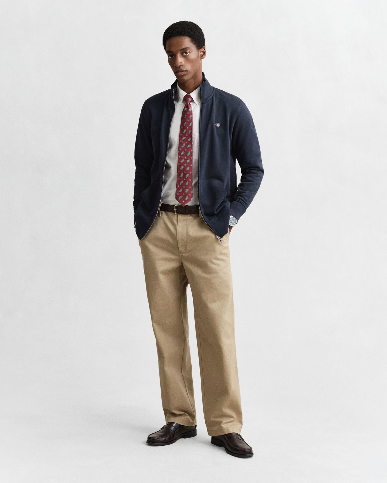 Gant | Gant Sweatjacke "Shield" | M | evening blue