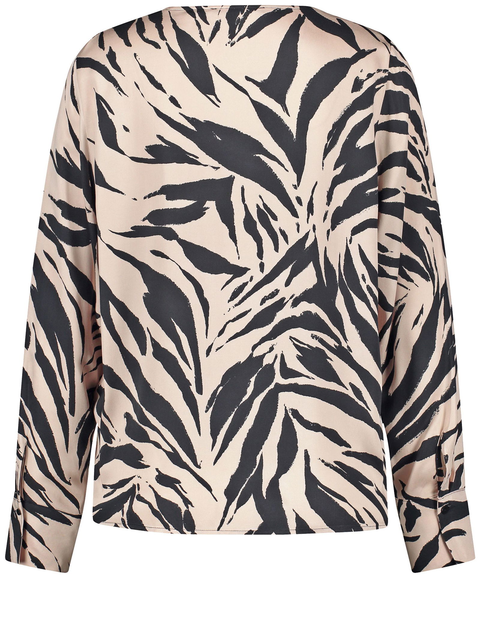 Taifun |  Taifun Druckbluse  | 48 | black gemustert