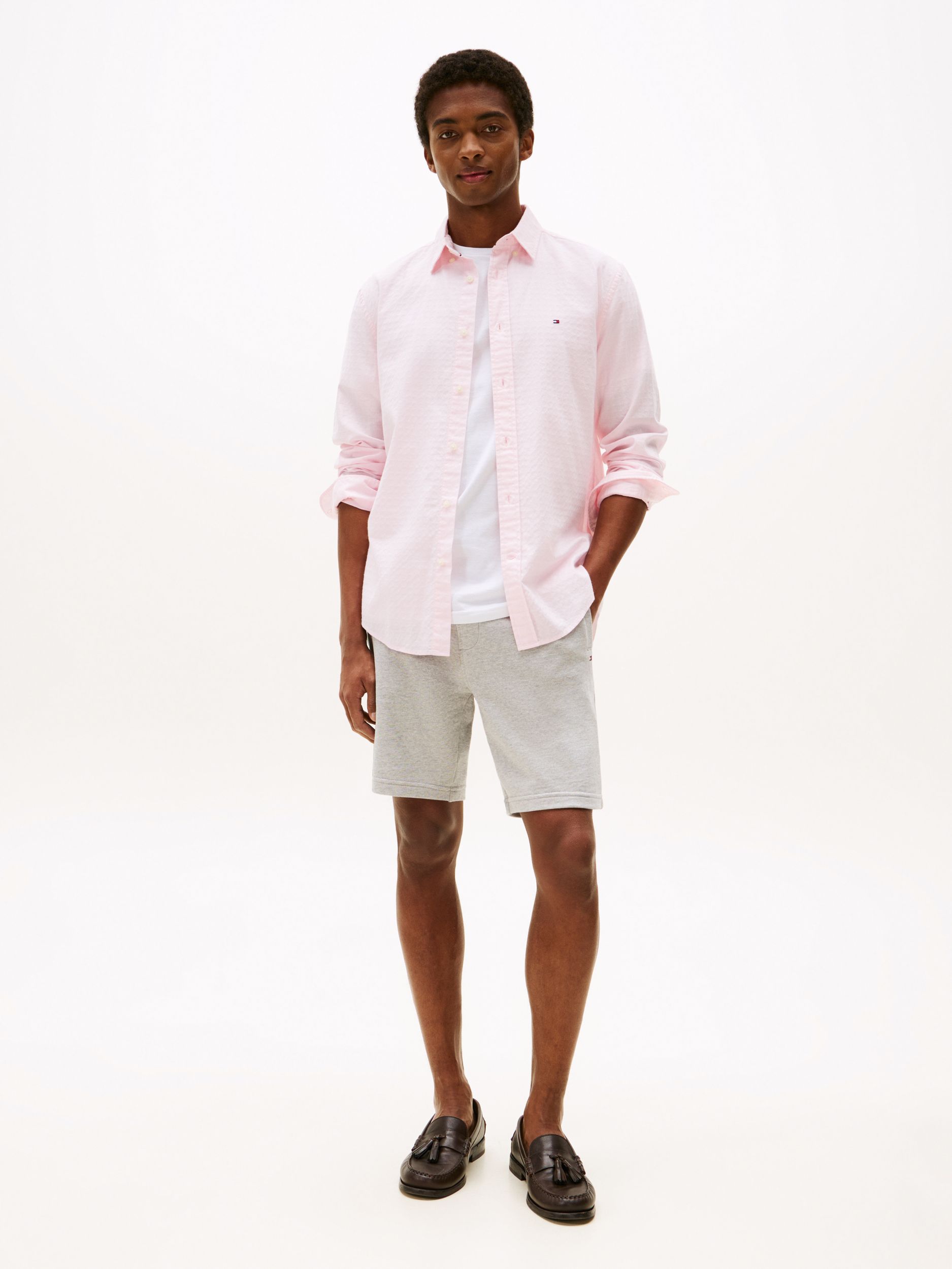 Tommy Hilfiger |  Tommy Hilfiger Hemd Regular Fit  | XL | pink lily