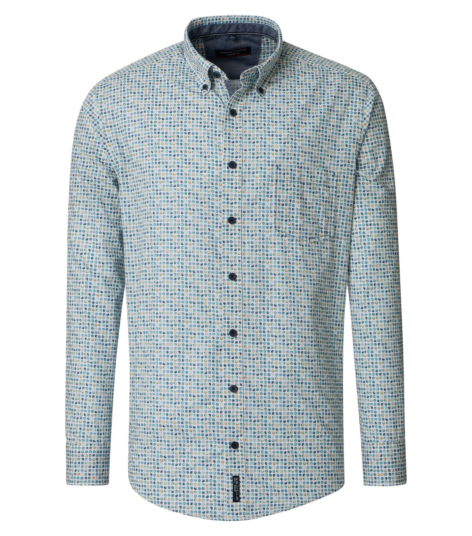 Casa Moda |  Freizeithemd | L | aqua bis petrol