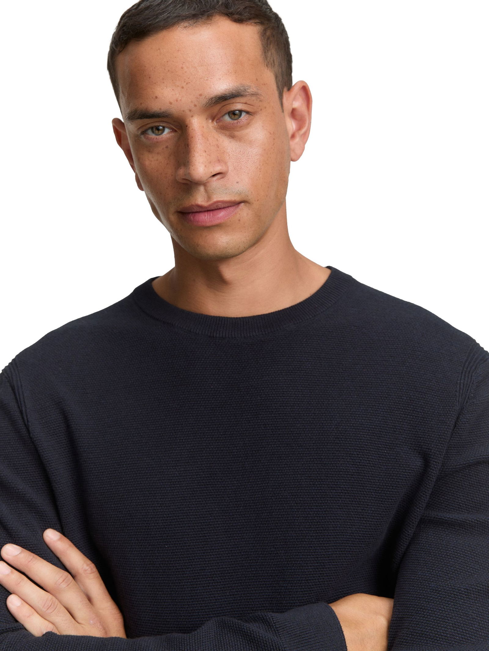 Tom Tailor | Tom Tailor Pullover | XXL | knitted navy melange