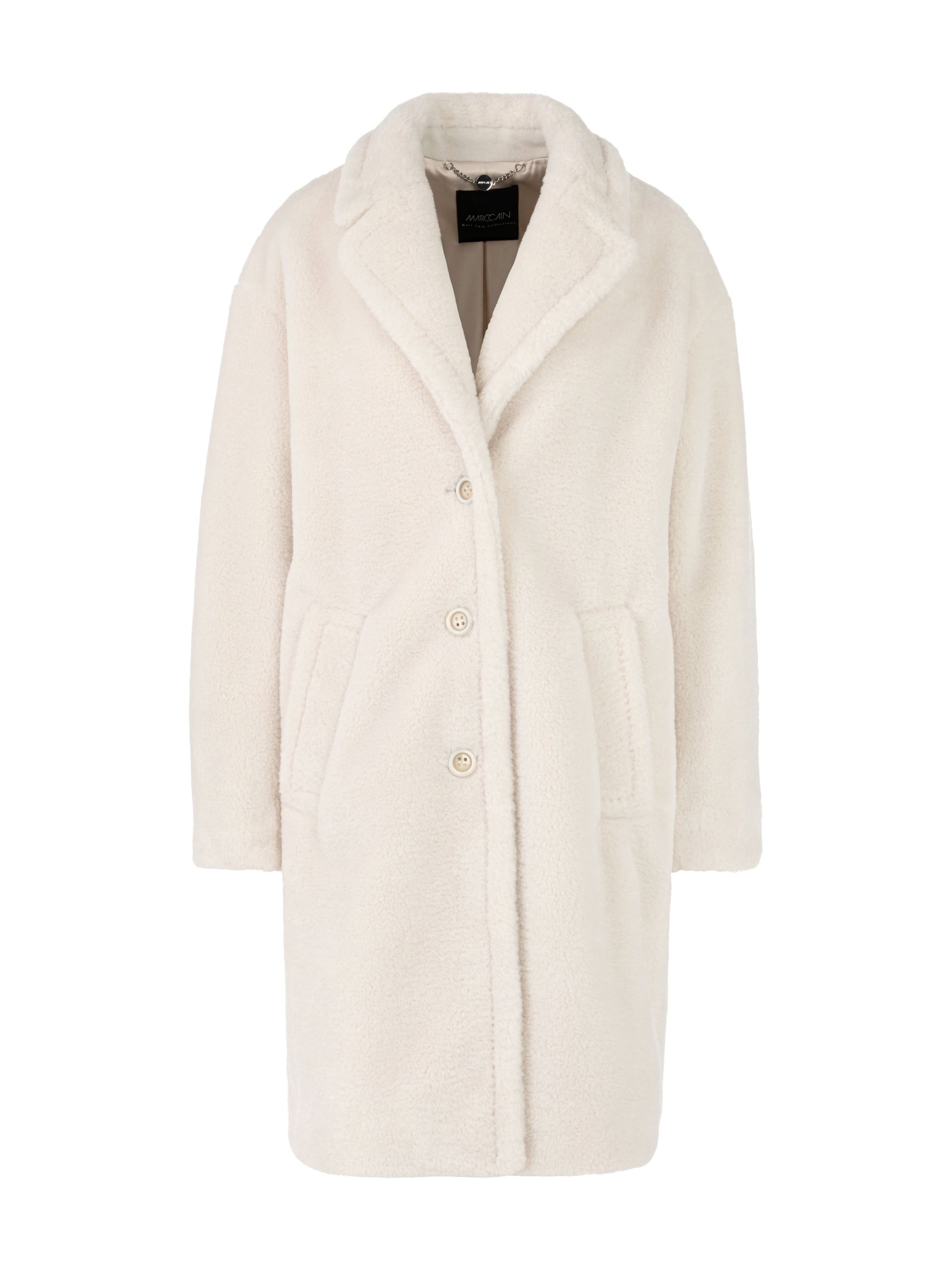 Marc Cain Fake Fur Mantel in Oversized-Form #1