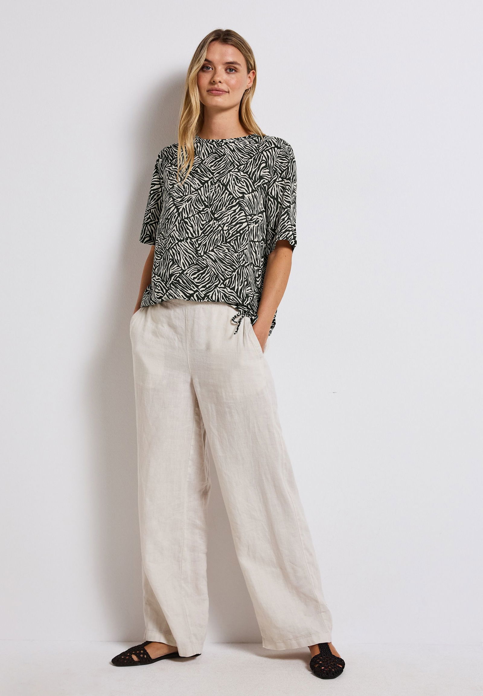  |  LTD QR printed mat-mix shirt w, pine grove green | 40 | 4565_26618