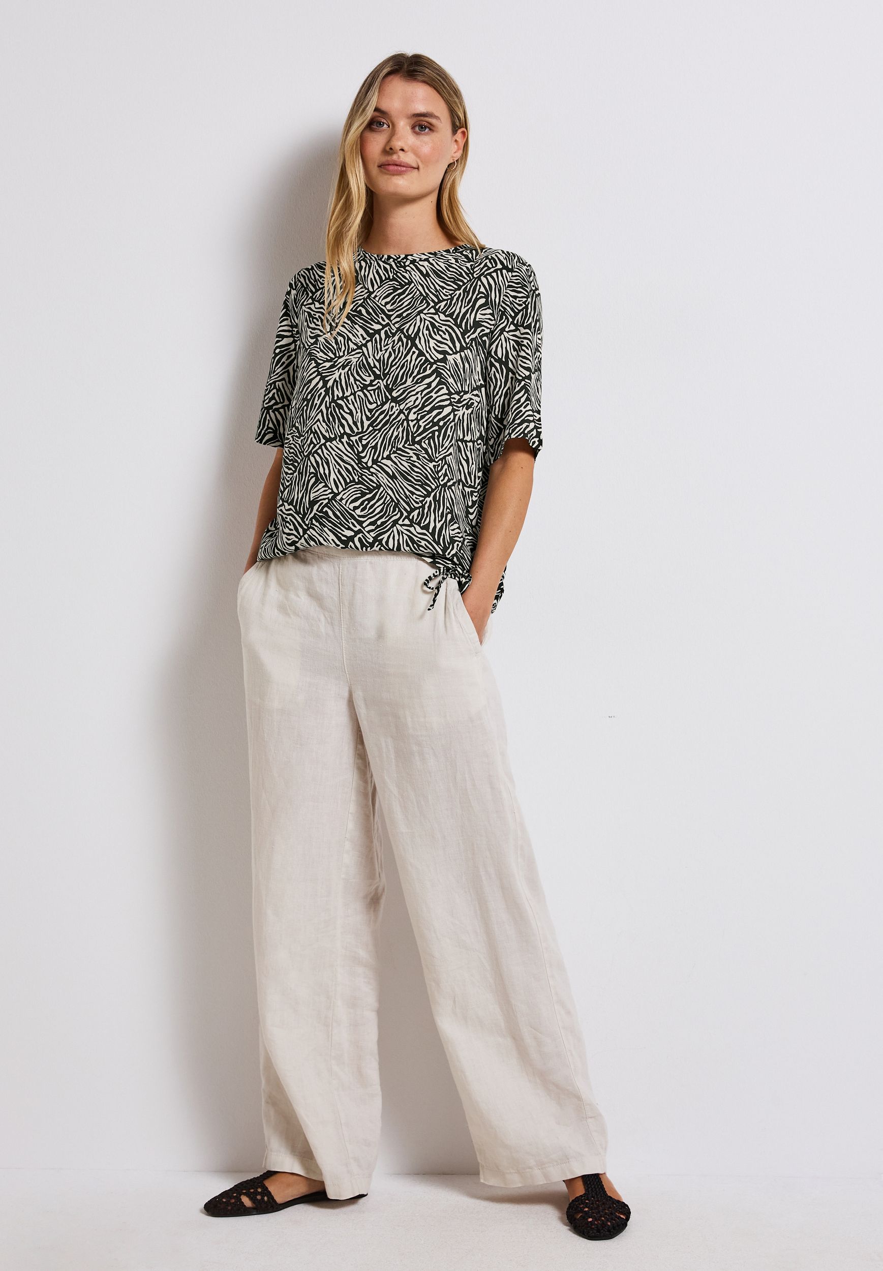  |  LTD QR printed mat-mix shirt w, pine grove green | 40 | 4565_26618