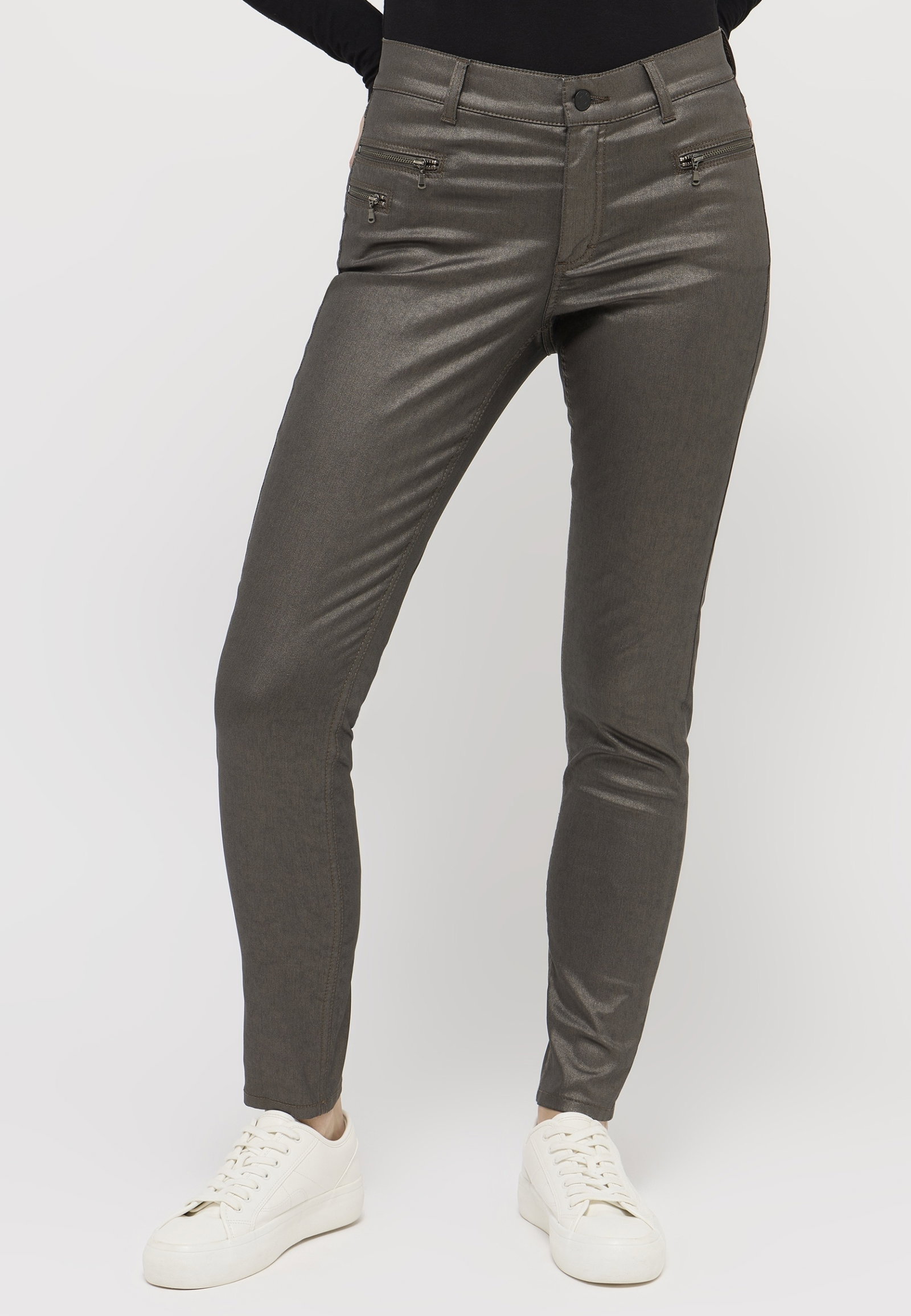 Angels Hose mit Coating "Malu Zip" #3