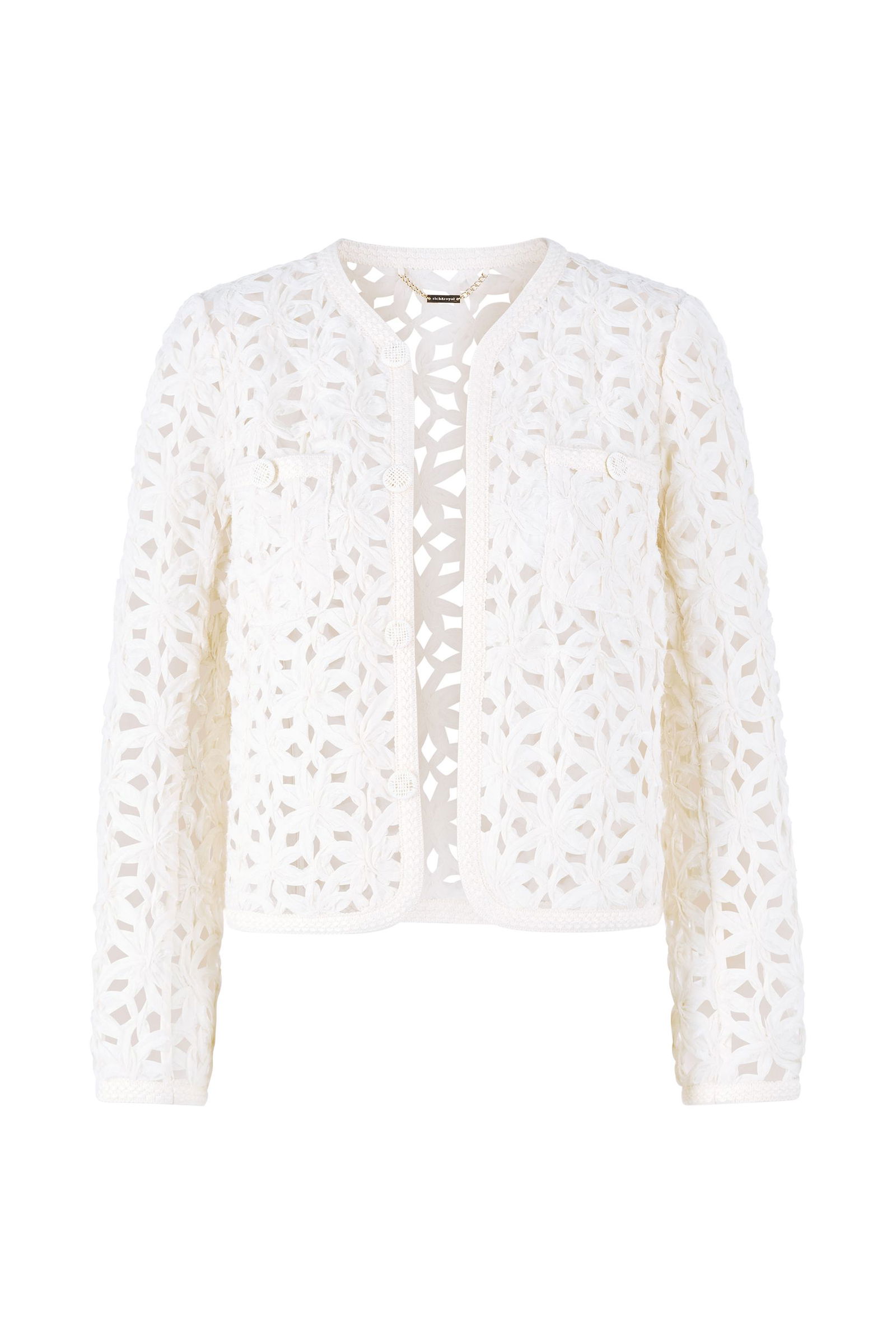 cfb70c8d5794a1b0416fe51d08c7f177 Rich & Royal | Rich & Royal Businessblazer | 36 | white stone