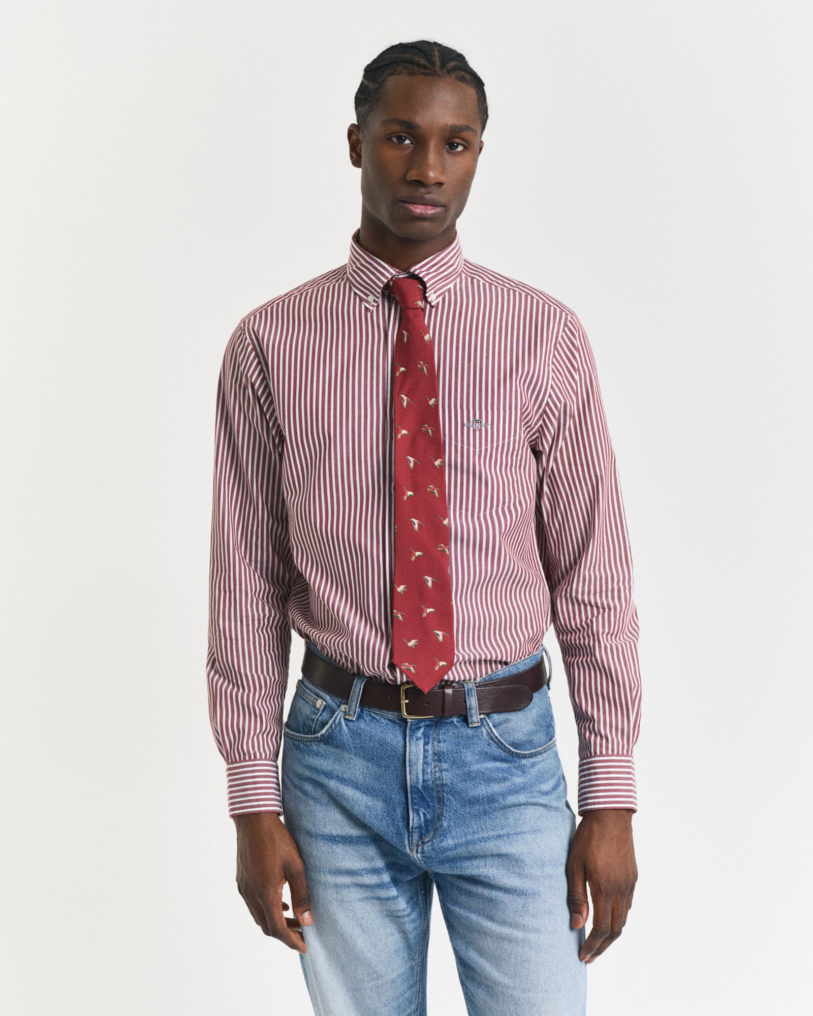 Gant | Gant Hemd Regular Fit | L | plumped red