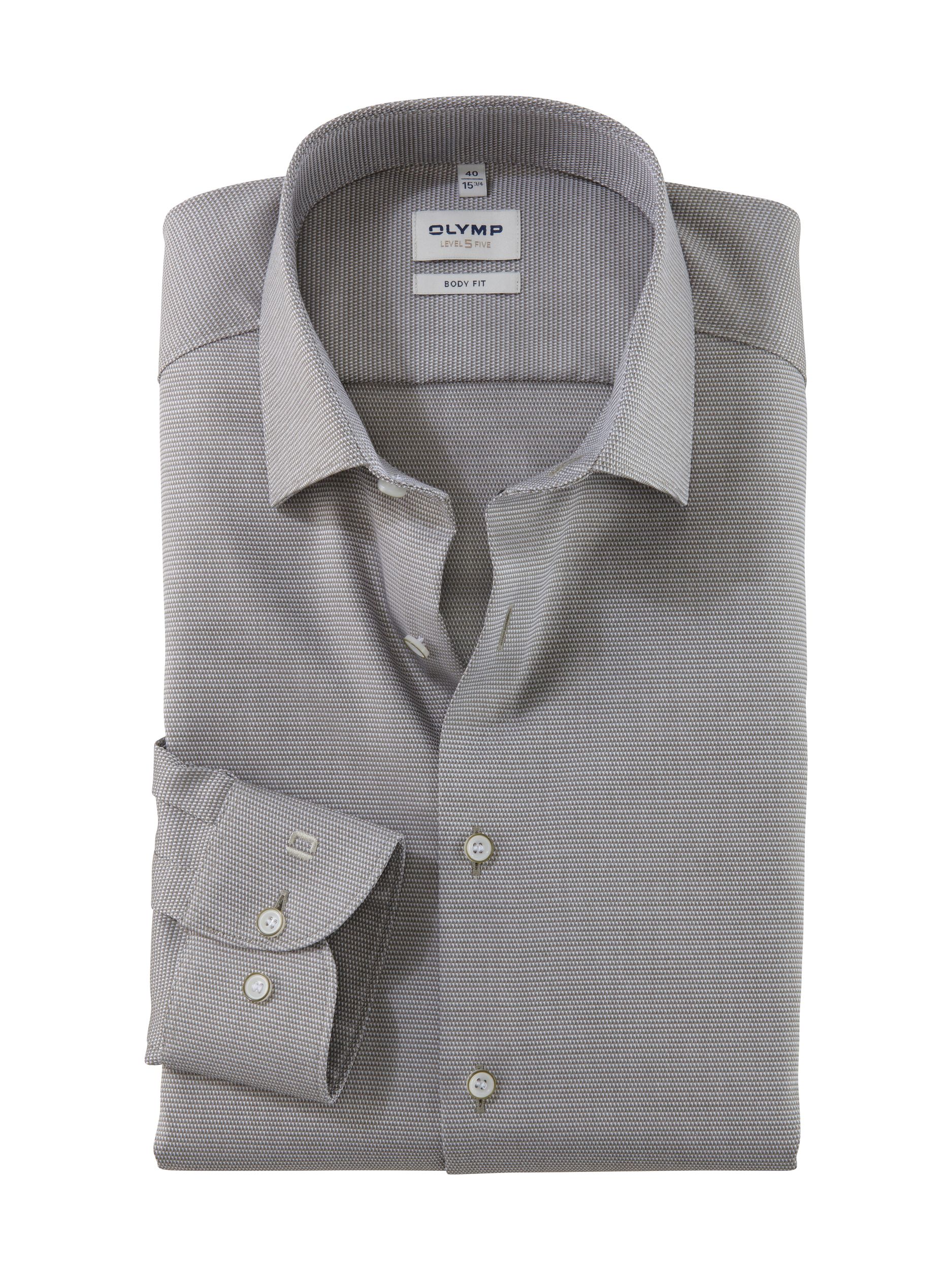 Olymp |  Olymp Hemd Modern Fit  | 38 | oliv