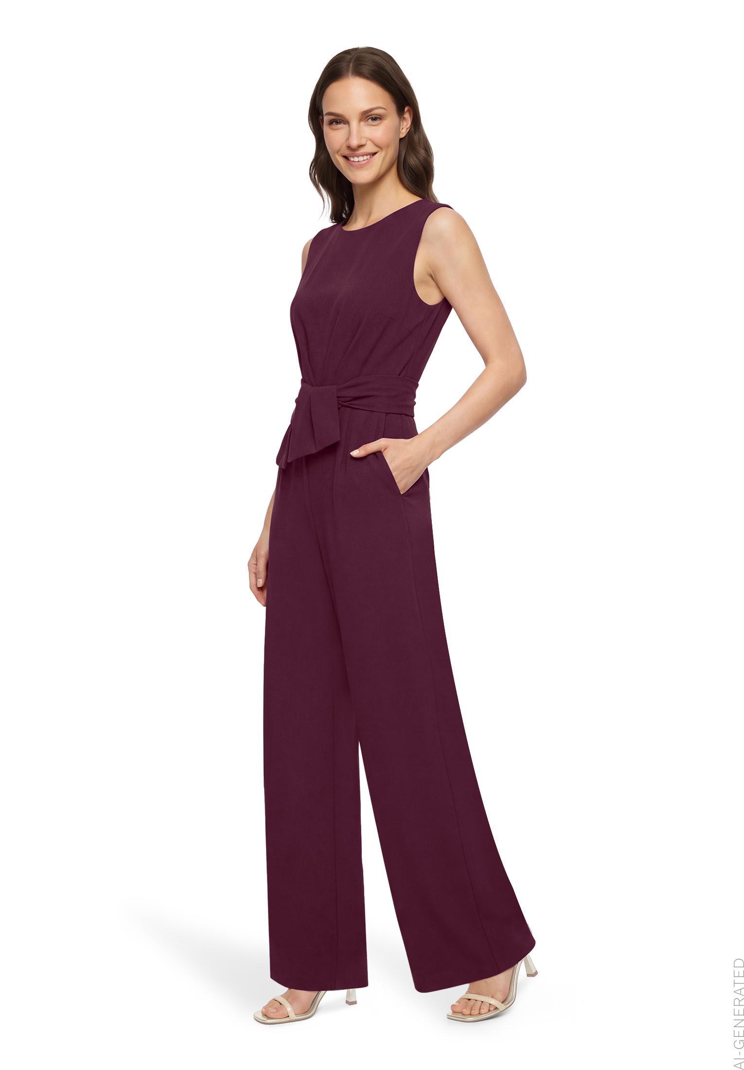 Overall Lang ohne Arm, Strong Aubergine #5