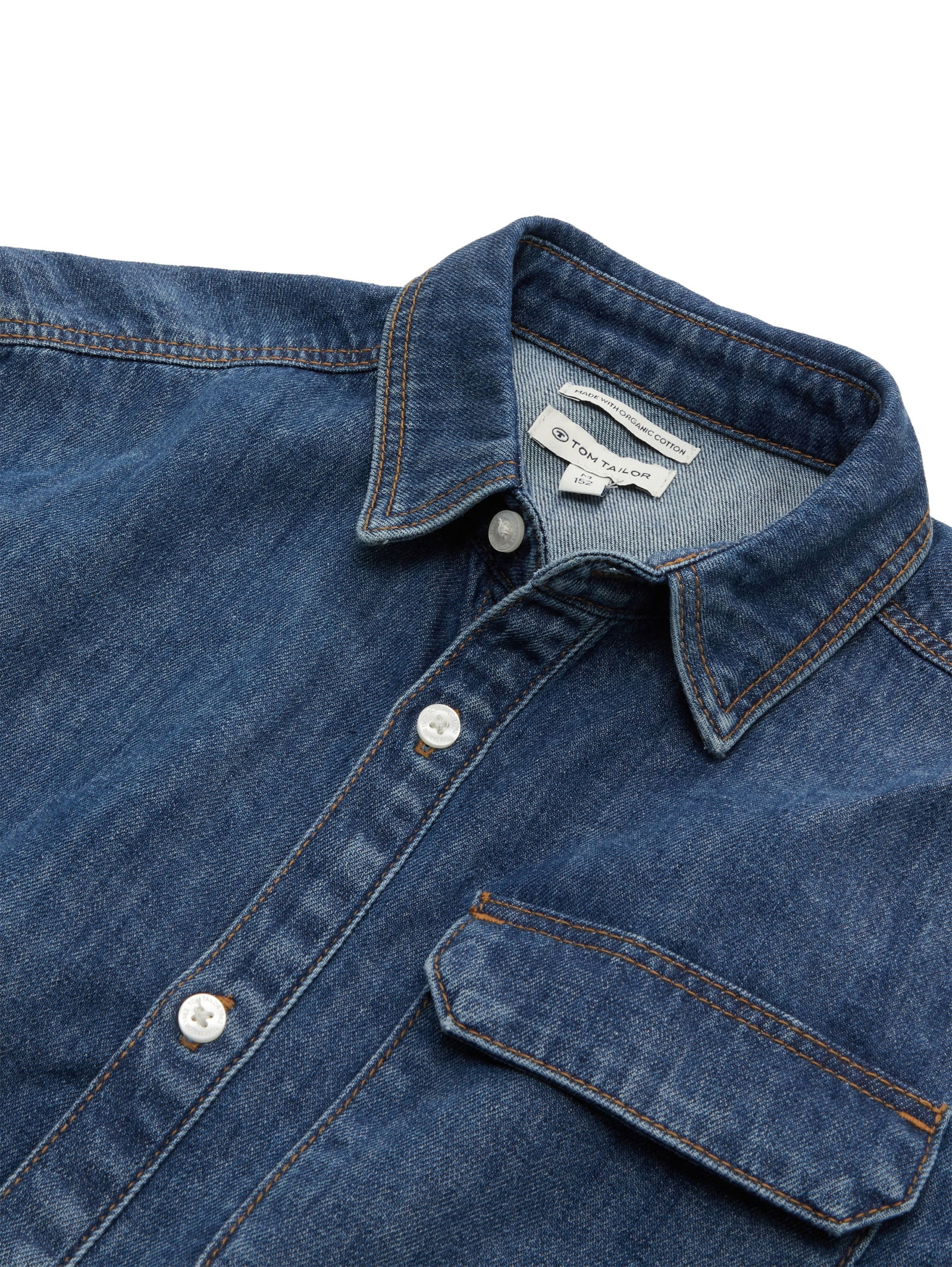 pocket denim shirt, Blue Denim #3