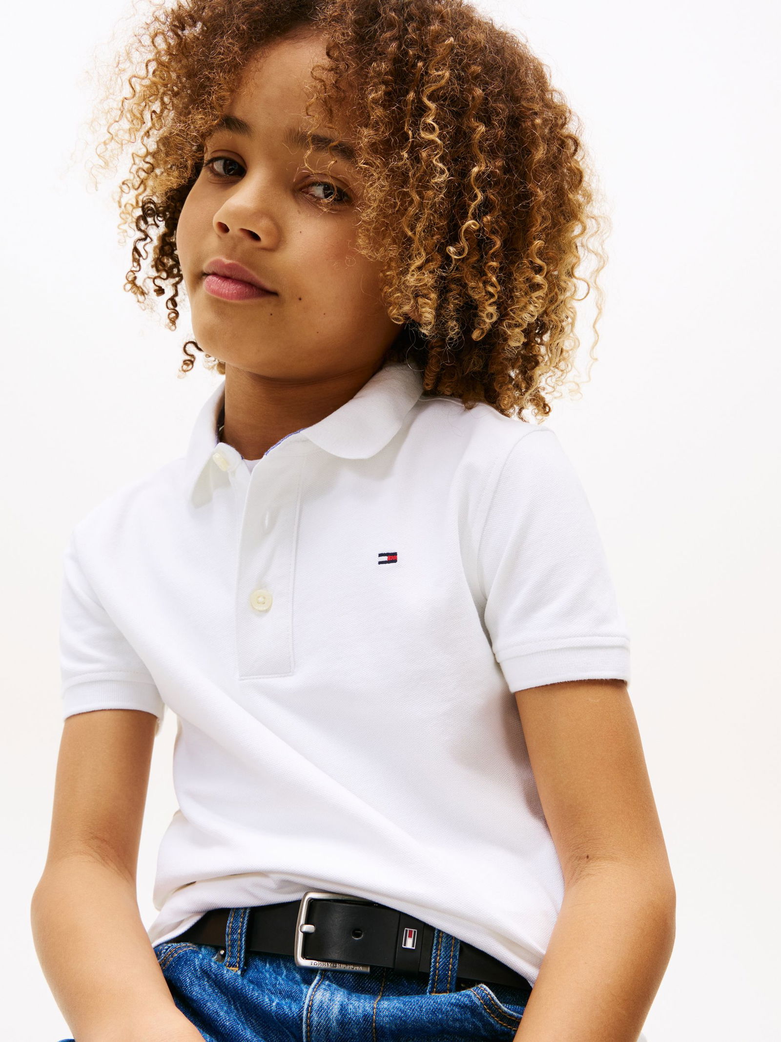 Tommy Hilfiger |  BOYS TOMMY POLO S/S, WHITE | 152 | WHITE