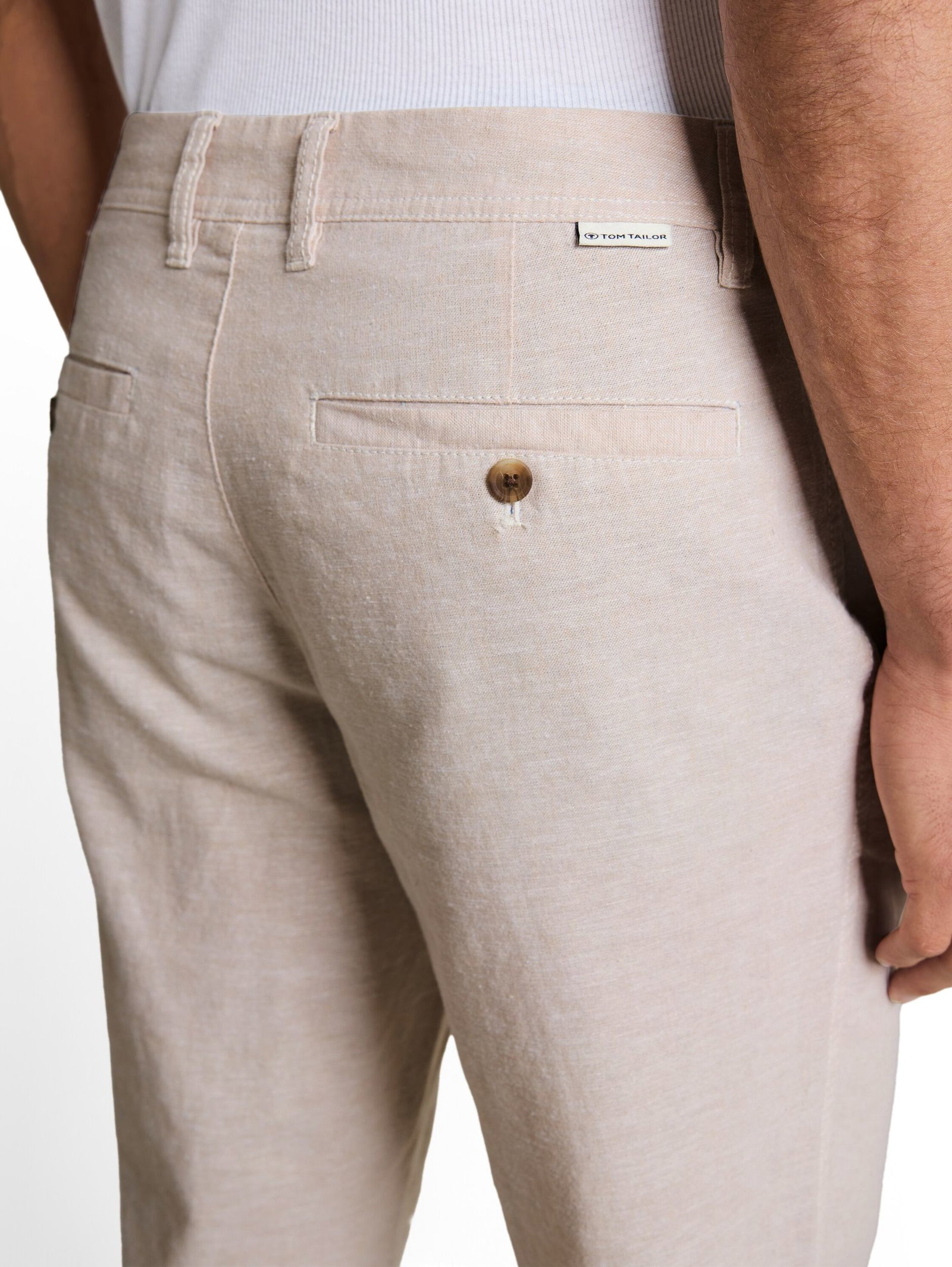 |  TTREGULAR Chino Hose mit Leinenanteil | 32/34