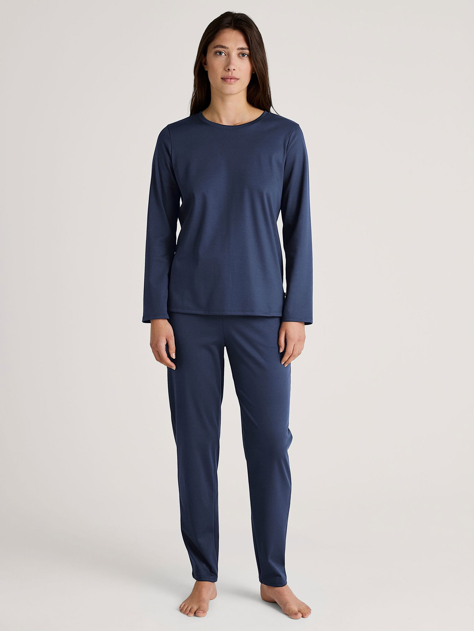 Calida |  DAMEN Shirt langarm, pearl blush | L | peacoat blue