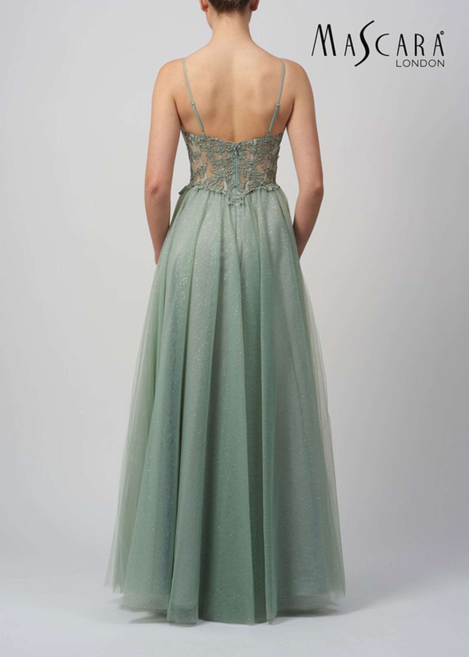 77cfbe858249b9a8370f8eb6717018e1 Mascara London |  Mascara London Langes Kleid  | 36 | misty green