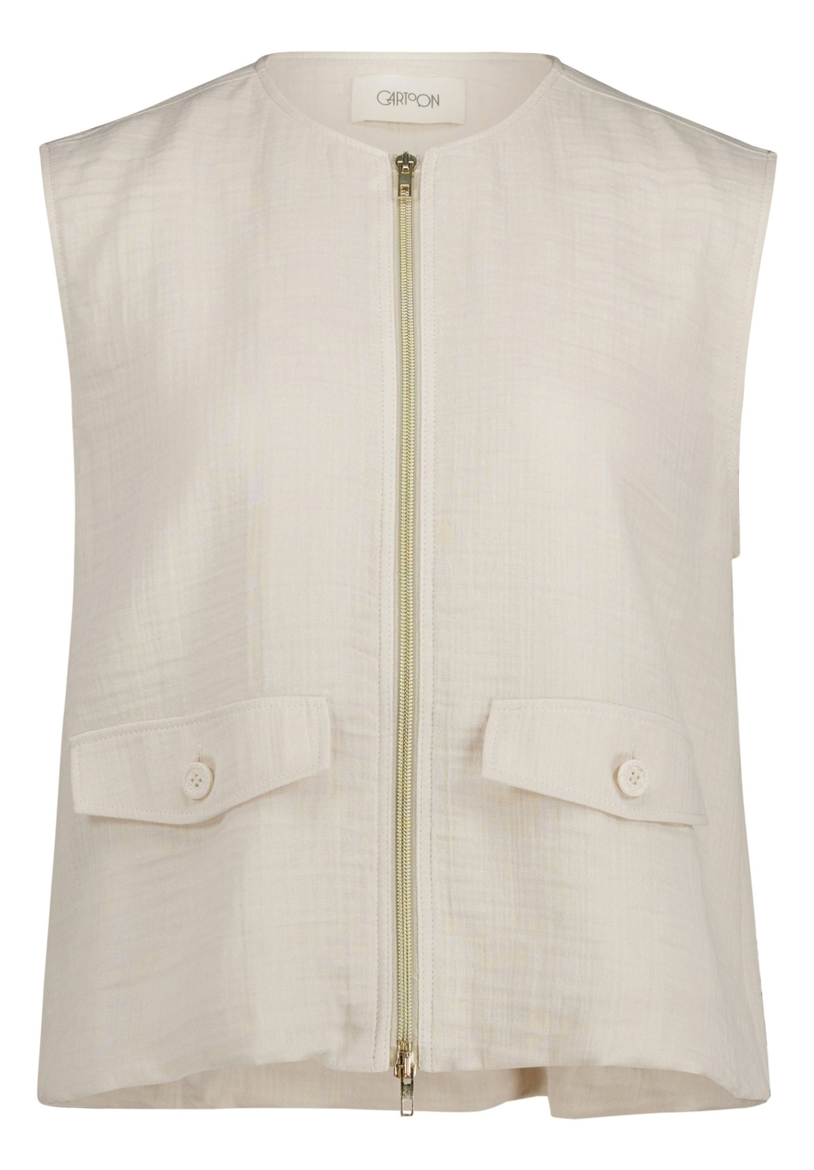 |  Weste, Silky Beige | 44 | beige