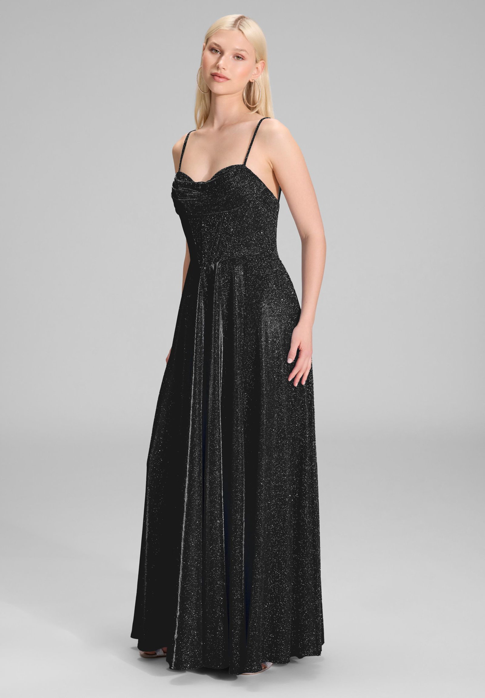 fb85415461b2860e9a47fb6b75d2569c Hey Kyla | Hey Kyla Schimmerndes Abendkleid | 36 | black