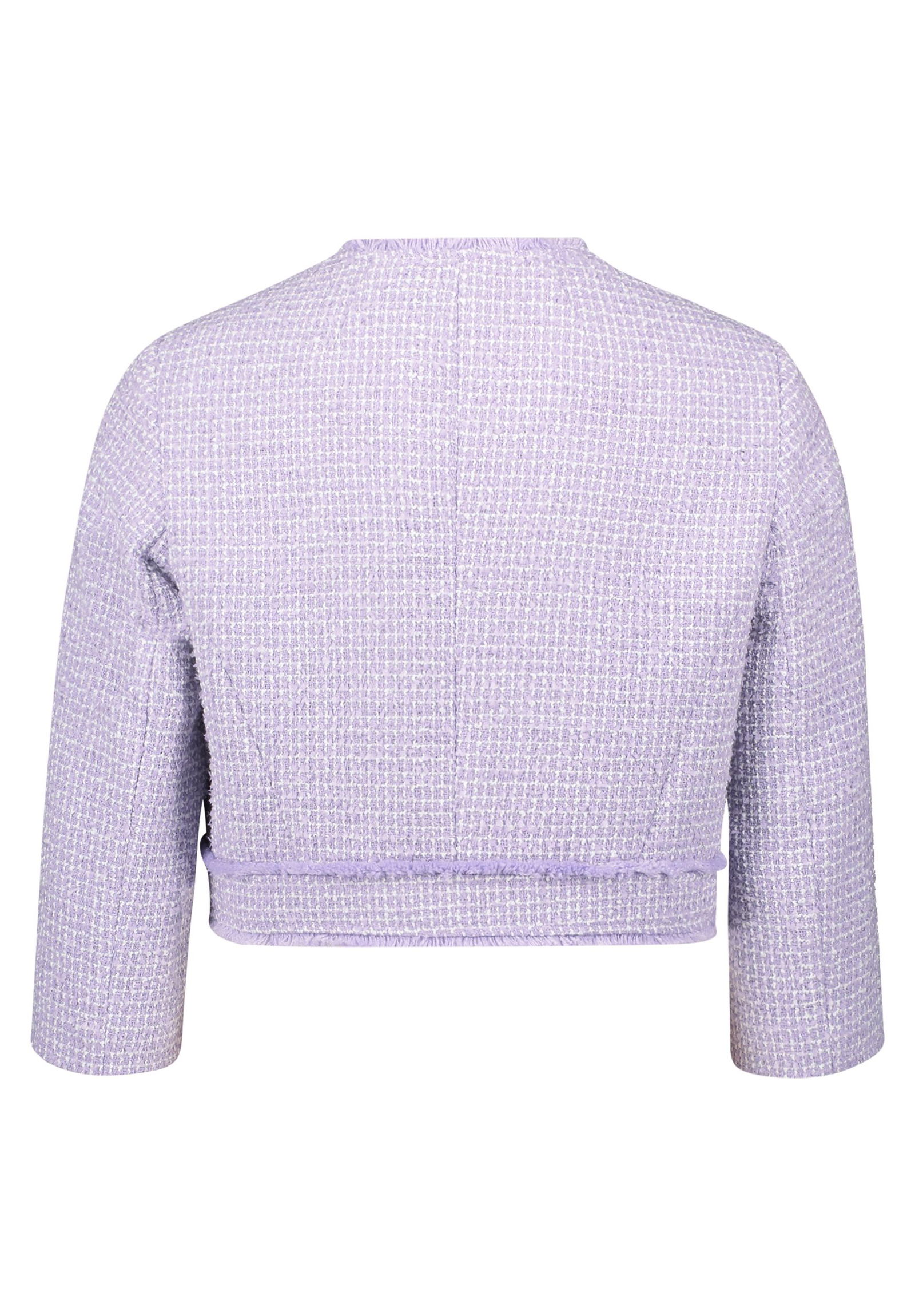 178cc344042459549842786fd0cc1dc6 | Blazerjacke Kurz 3/4 Arm, Nature Melange | 36 | lilac melange