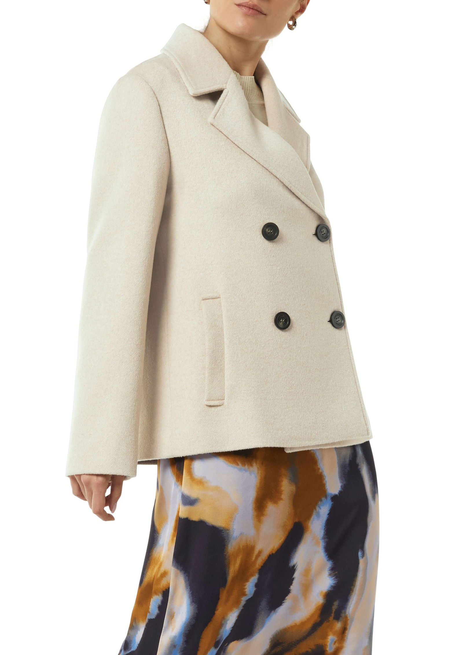 Comma | Comma Wolljacke | 38 | beige