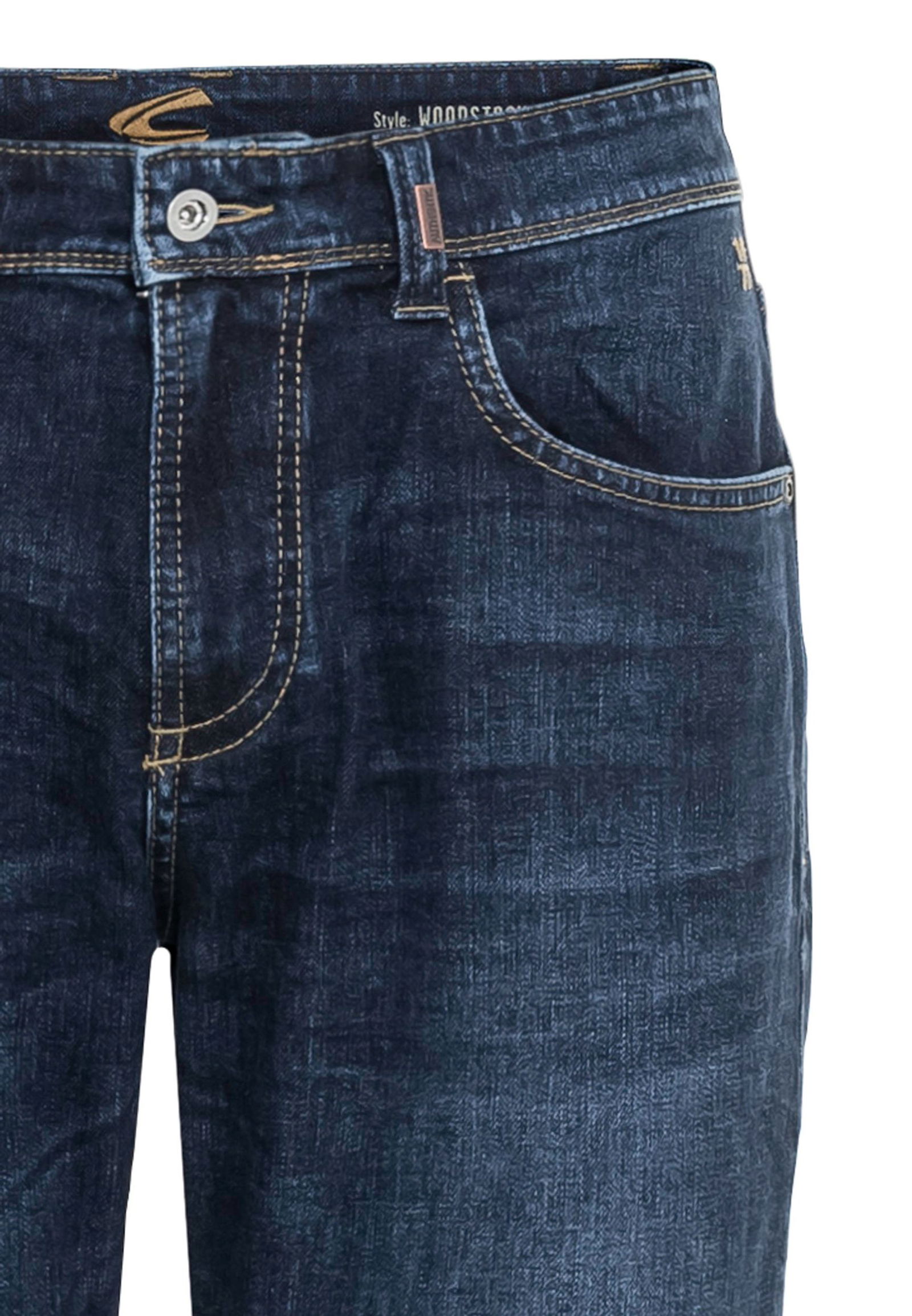 Camel Active Relaxed Fit 5-Pocket Jeans aus Baumwolle