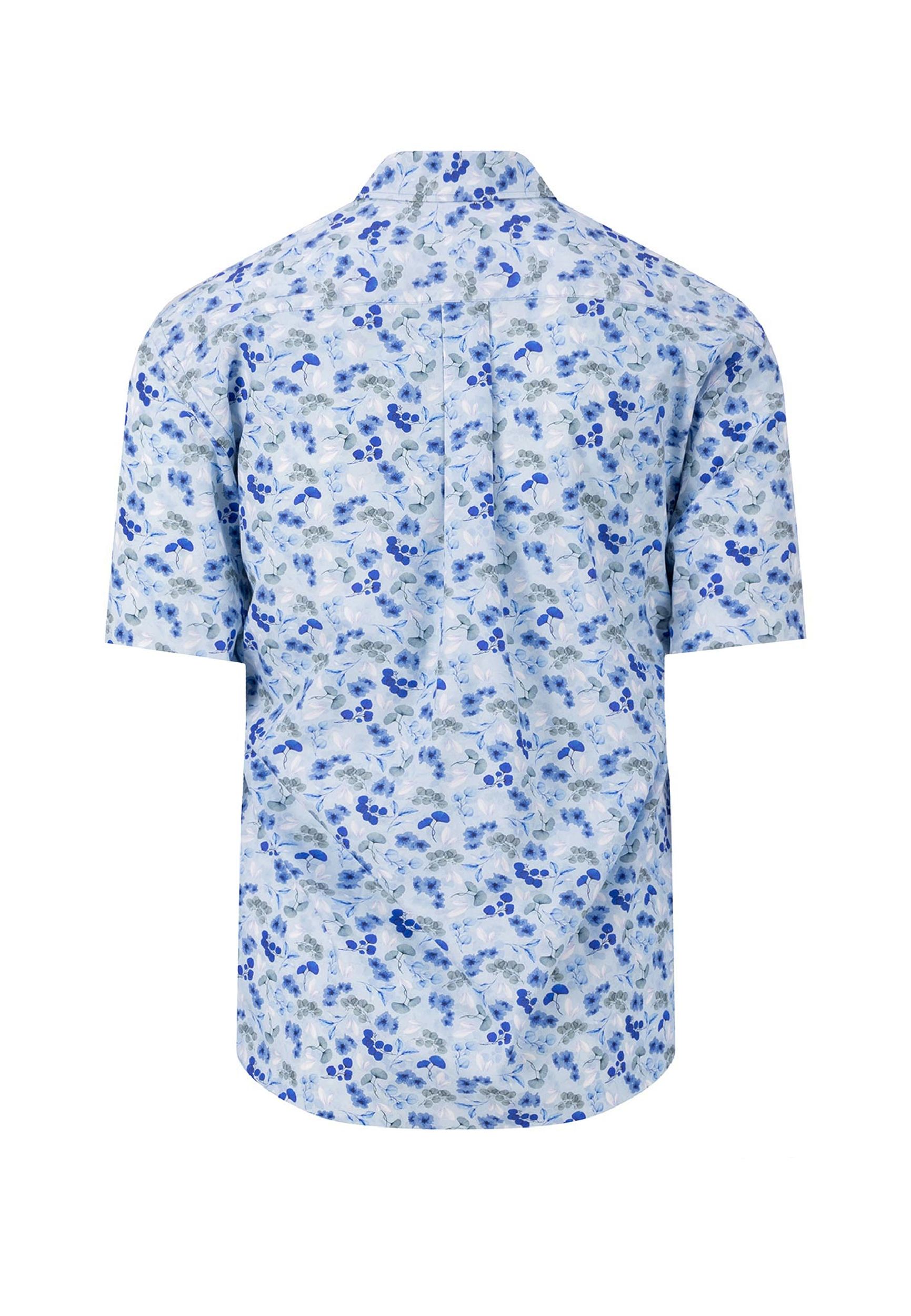 Fynch Hatton |  Fynch Hatton Hemd Regular Fit  | 3XL | summer breeze