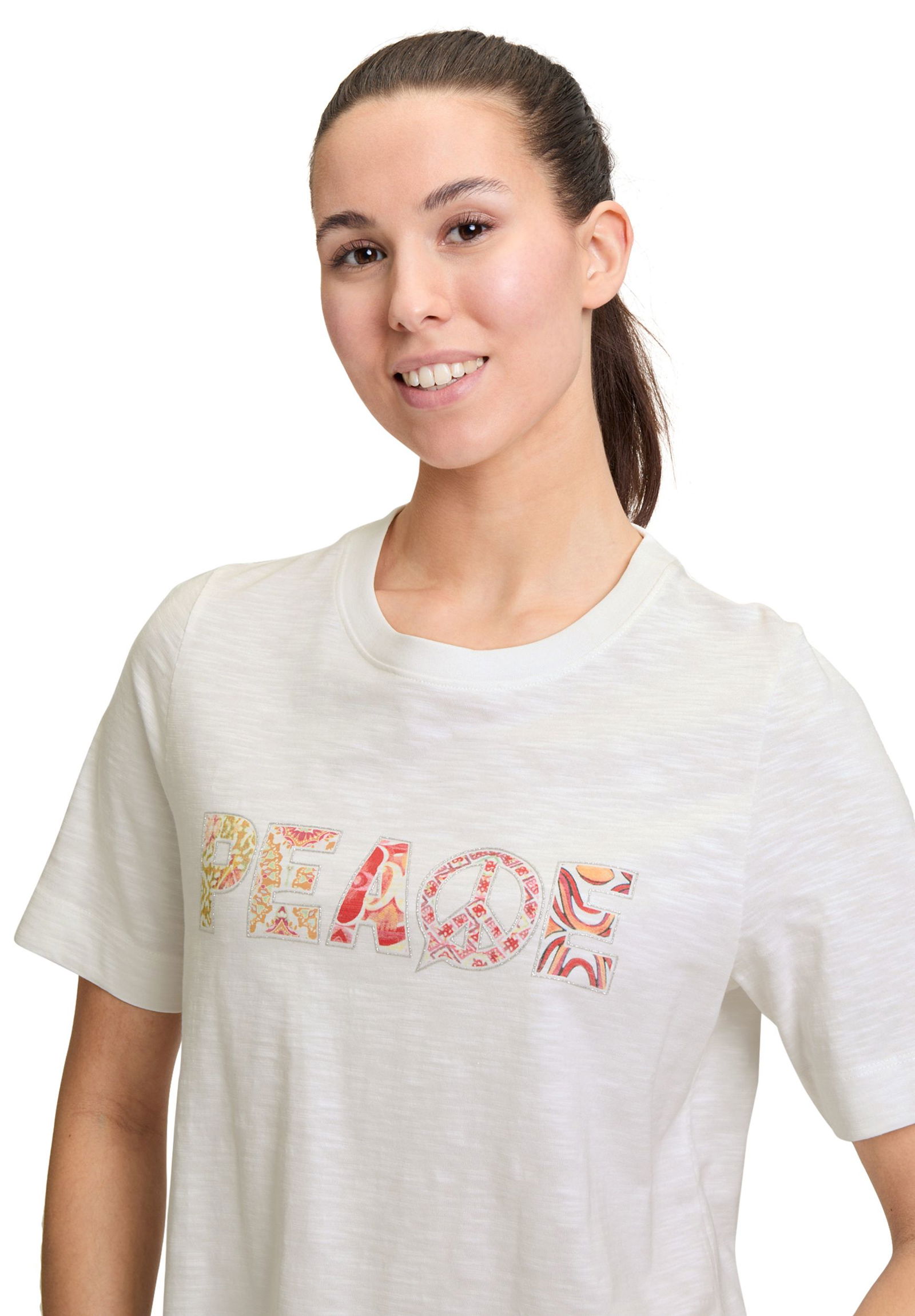 Cartoon | Printshirt | 42 | patch cream/pink