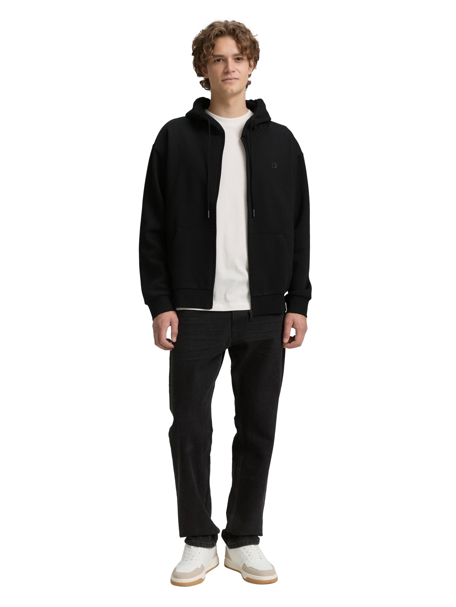 Hoodie Sweatjacke mit Logo-Print #8