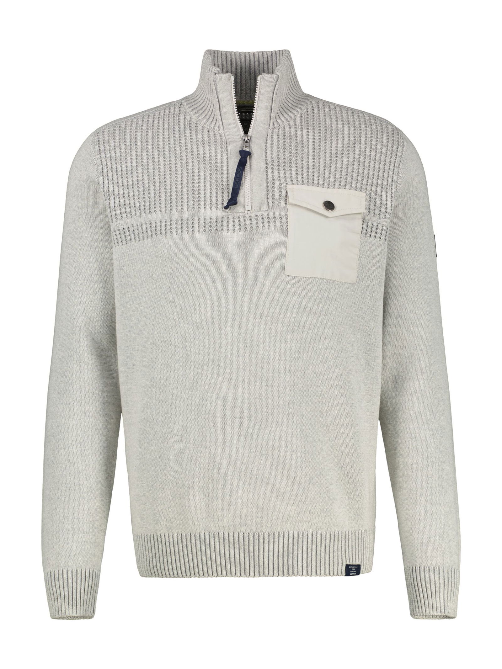 Lerros | Lerros Rollkragenpullover | M | broken white melange