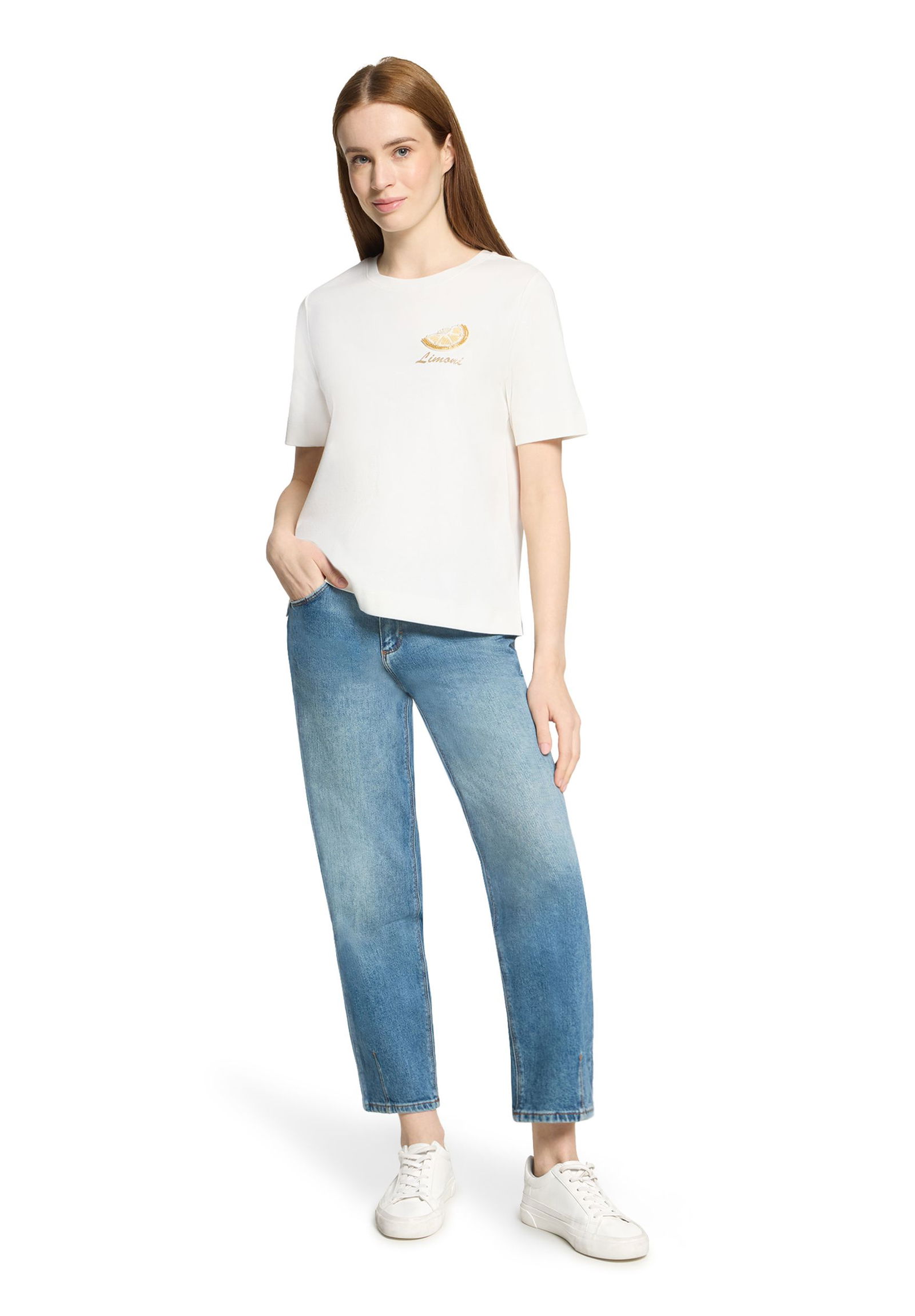 Cartoon |  Baumwollshirt | 36 | patch cream/gold