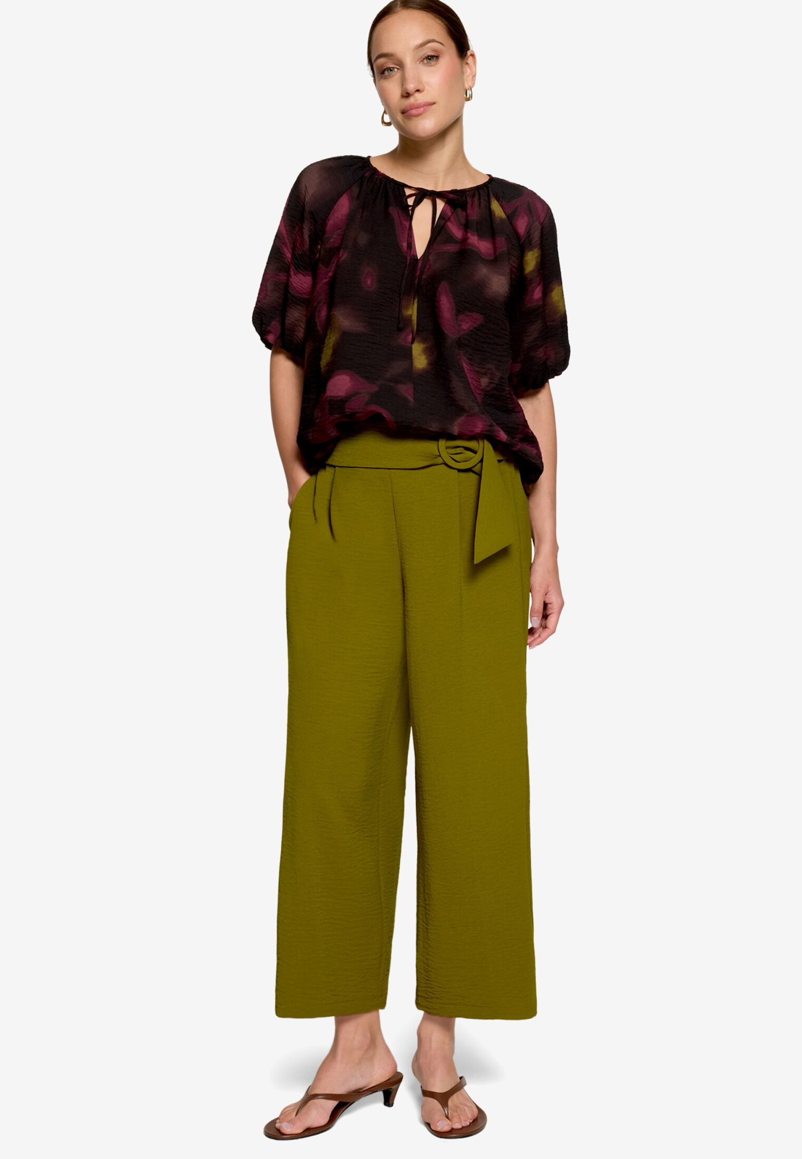Hose Casual 7/8 Länge, Fir Green #4