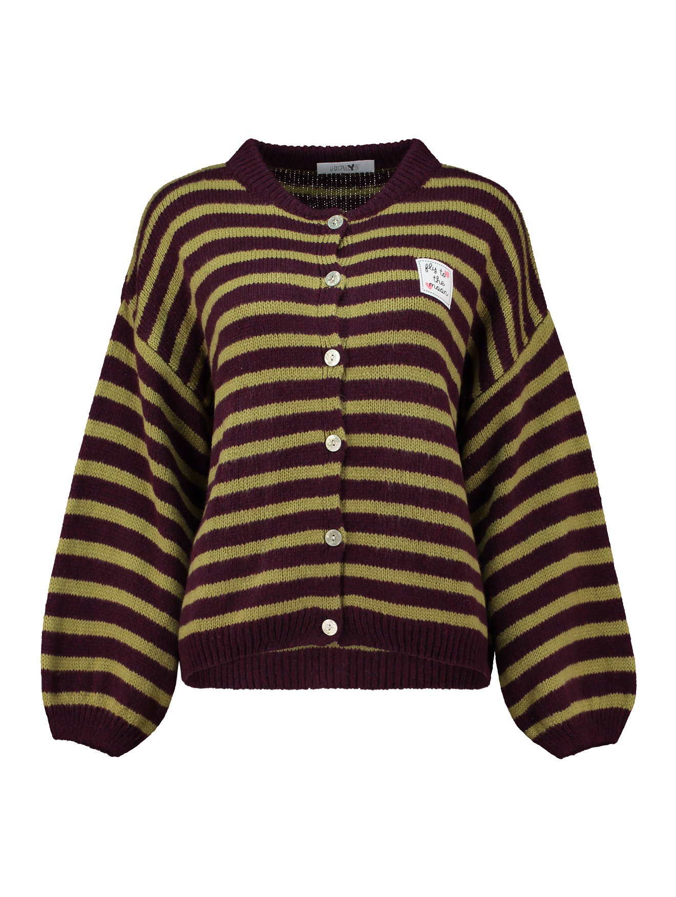 LS A CD Av44a, dcherry/avocado stripe #1