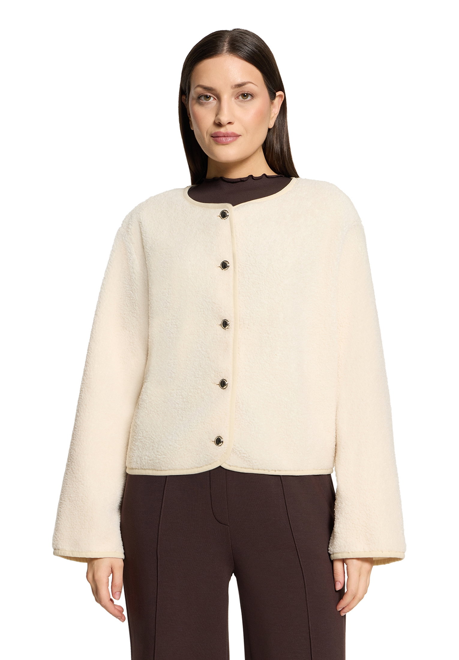 Sweat Jacke Kurz 1/1 Arm, White Swan #3