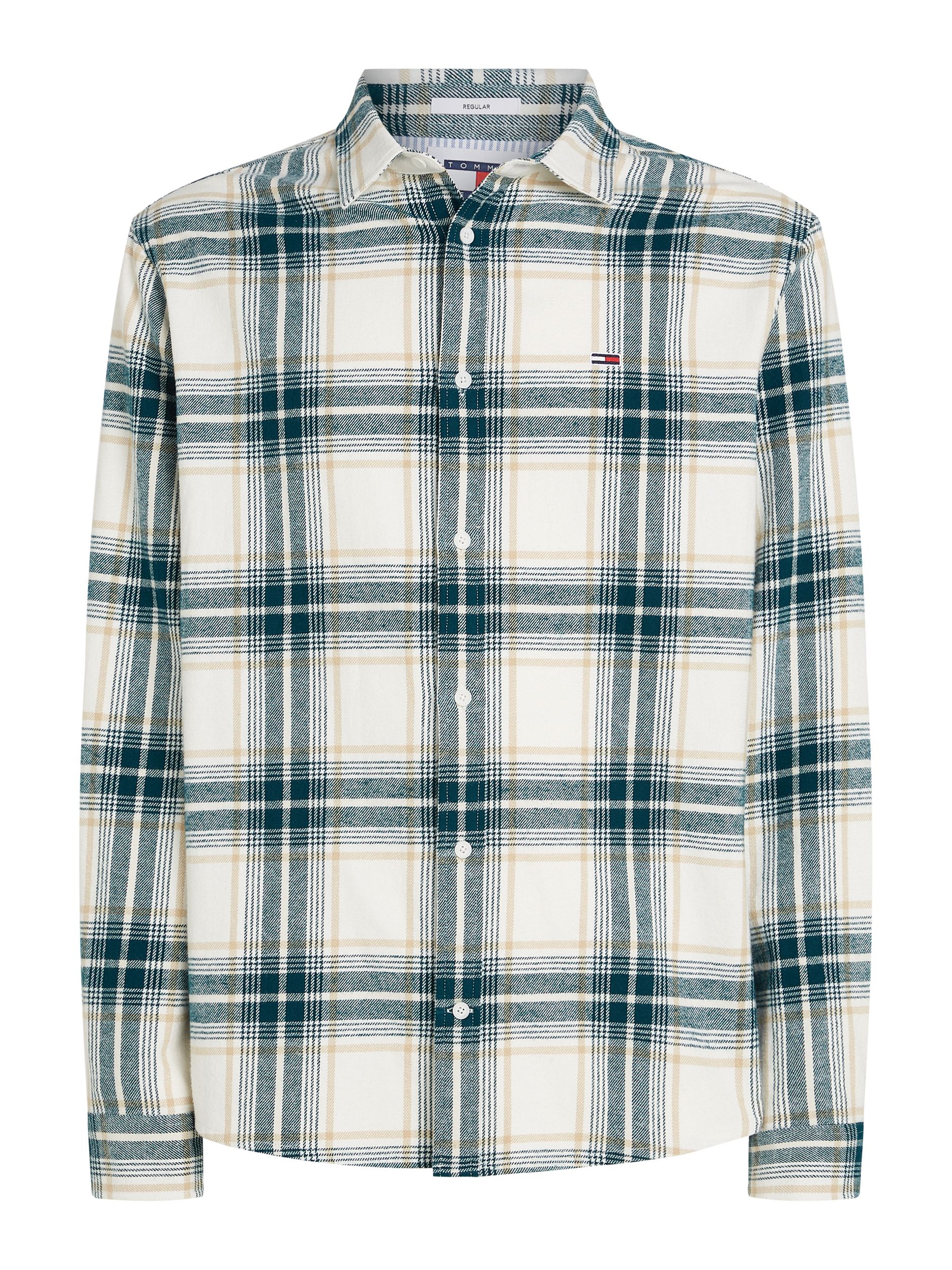  |  TJM REG CHECK FLANNEL SHIRT EXT | XL | ancient white