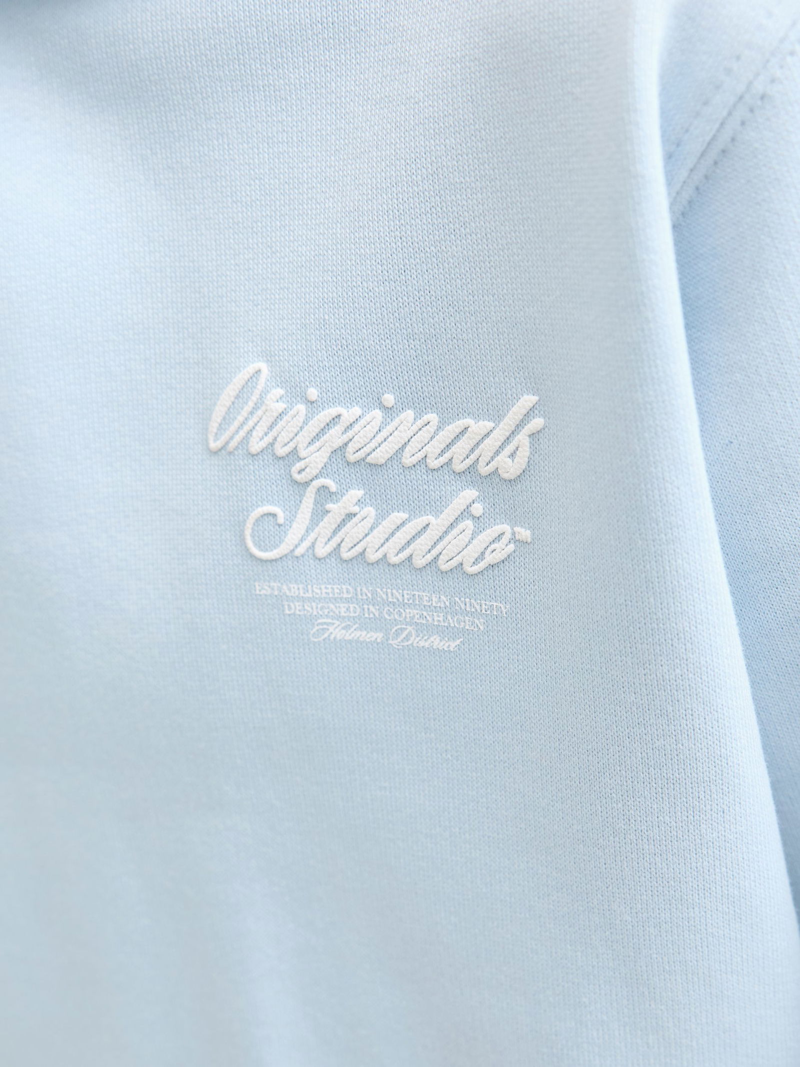 Jack&Jones |  JORNORREBRO TYPO BACK SWEAT HOOD SN JNR | 176 | skyway