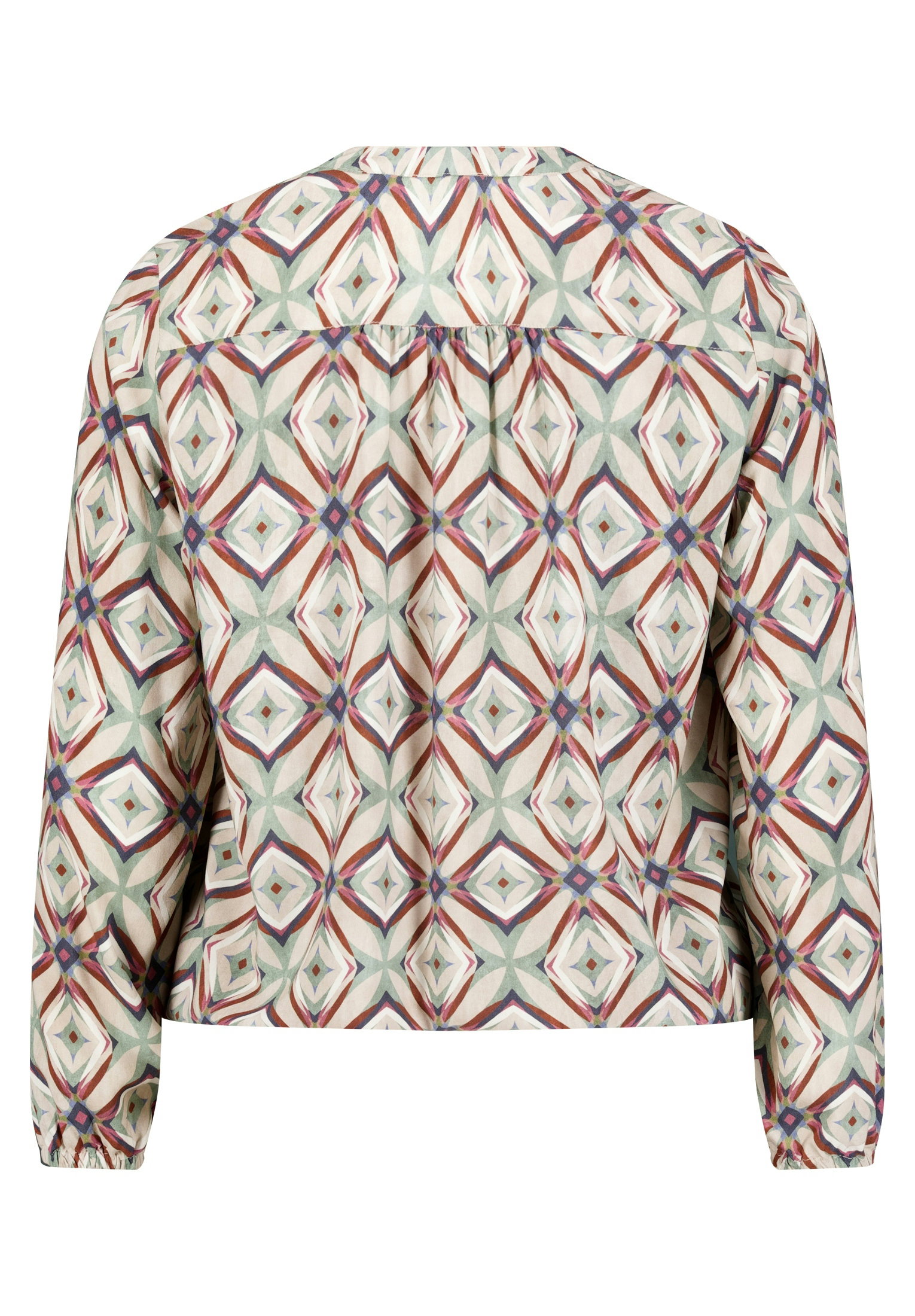 Bluse Kurz 1/1 Arm, Nature/Brown #2