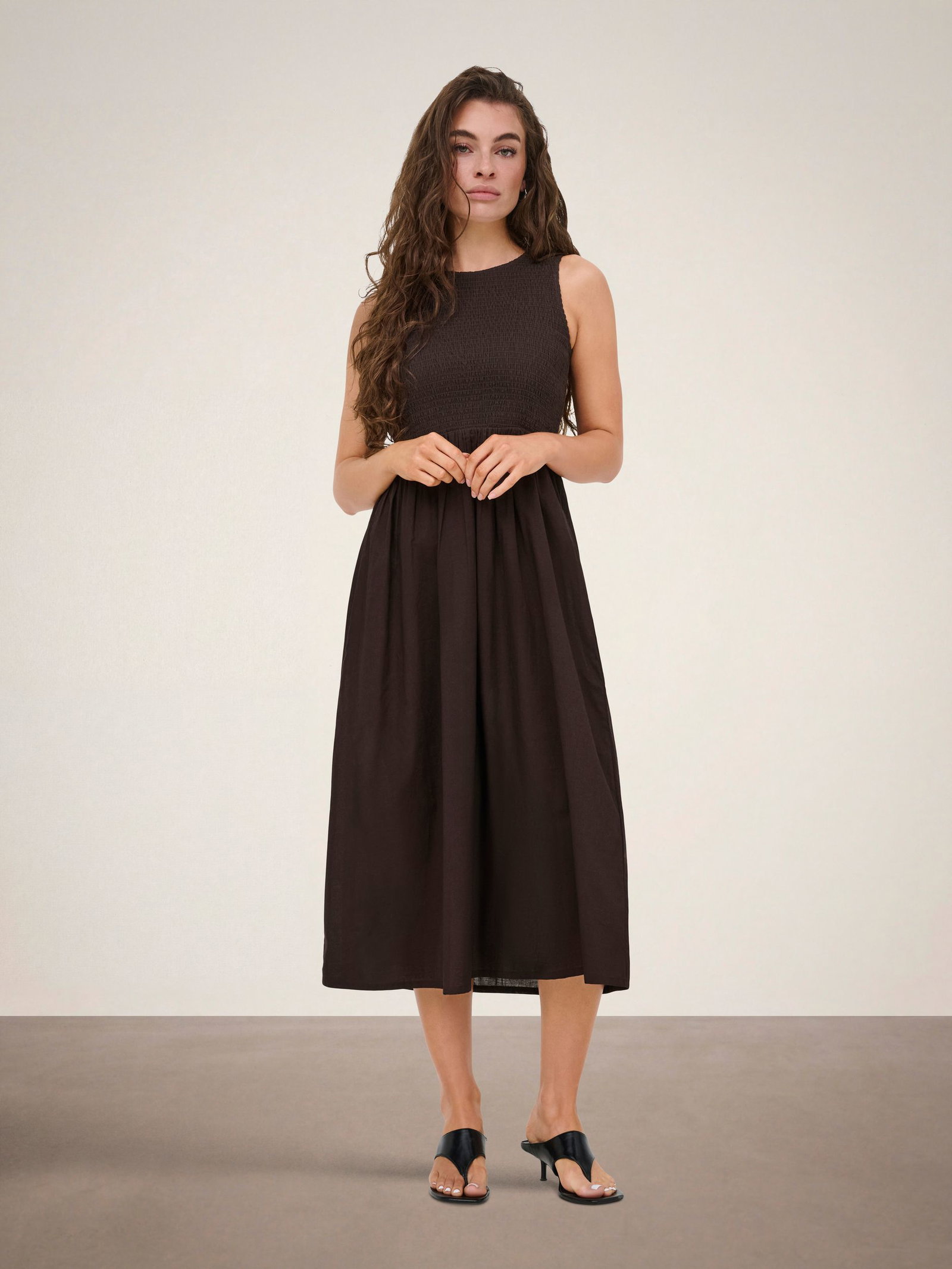 JDY |  JDY Freizeitkleid  | L | chocolate torte