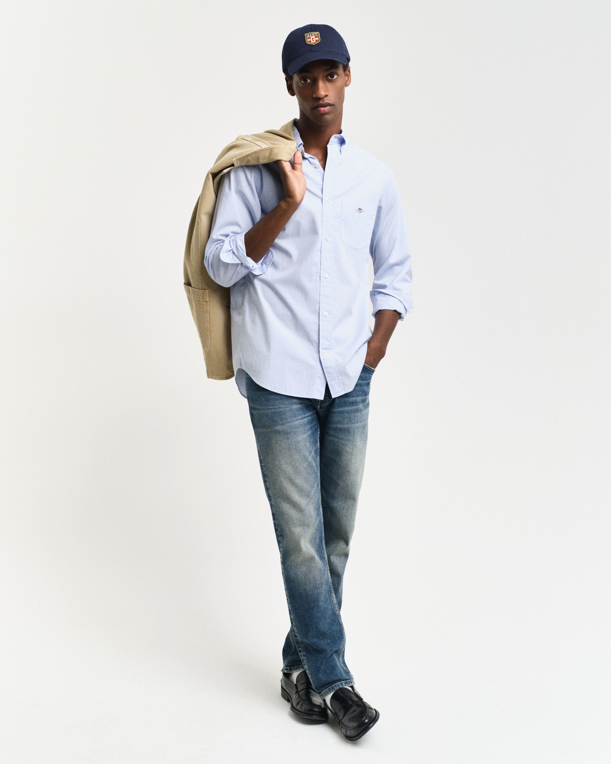 Gant |  Gant Hemd Regular Fit  | XXXL | light blue